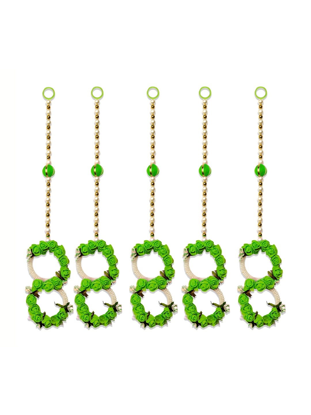 

iHandikart Green 5 Pieces Decorative Hanging String