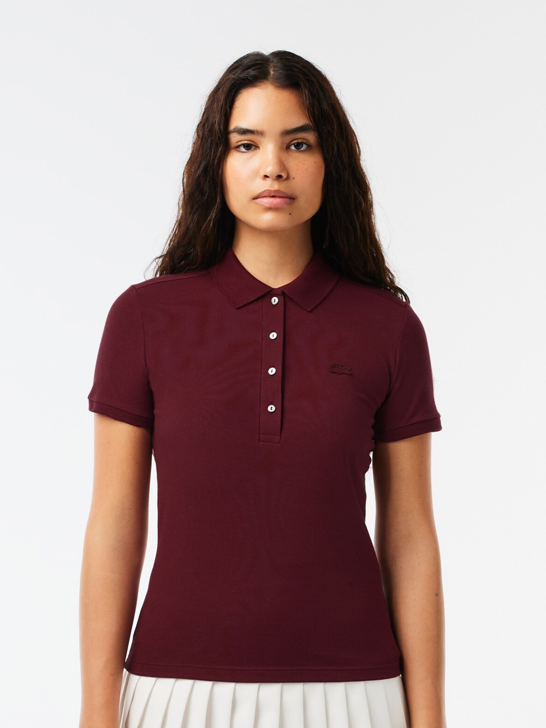 

Lacoste Polo Collar Slim Fit T-shirt, Maroon