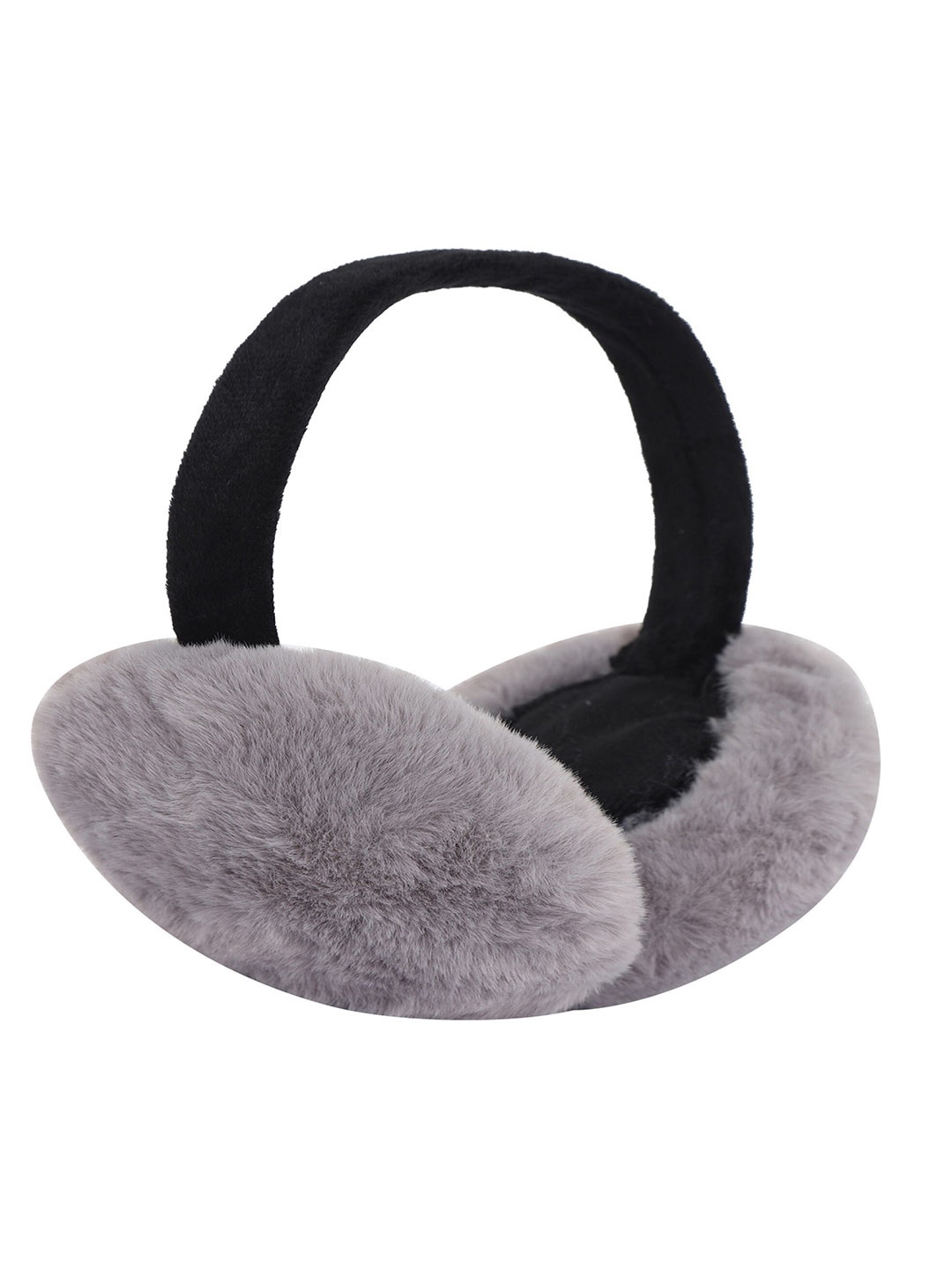 

FabSeasons Unisex Faux Fur Winter Ear Muffs, Grey