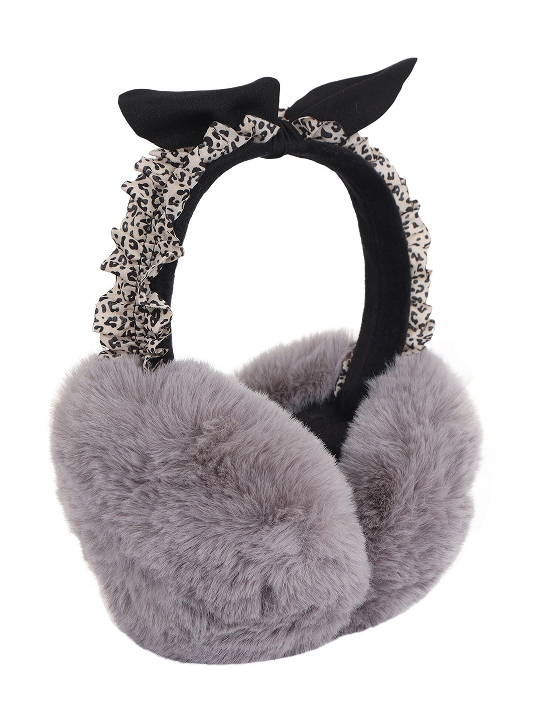 

FabSeasons Unisex Foldable Faux Fur Winter Ear Muffs, Grey