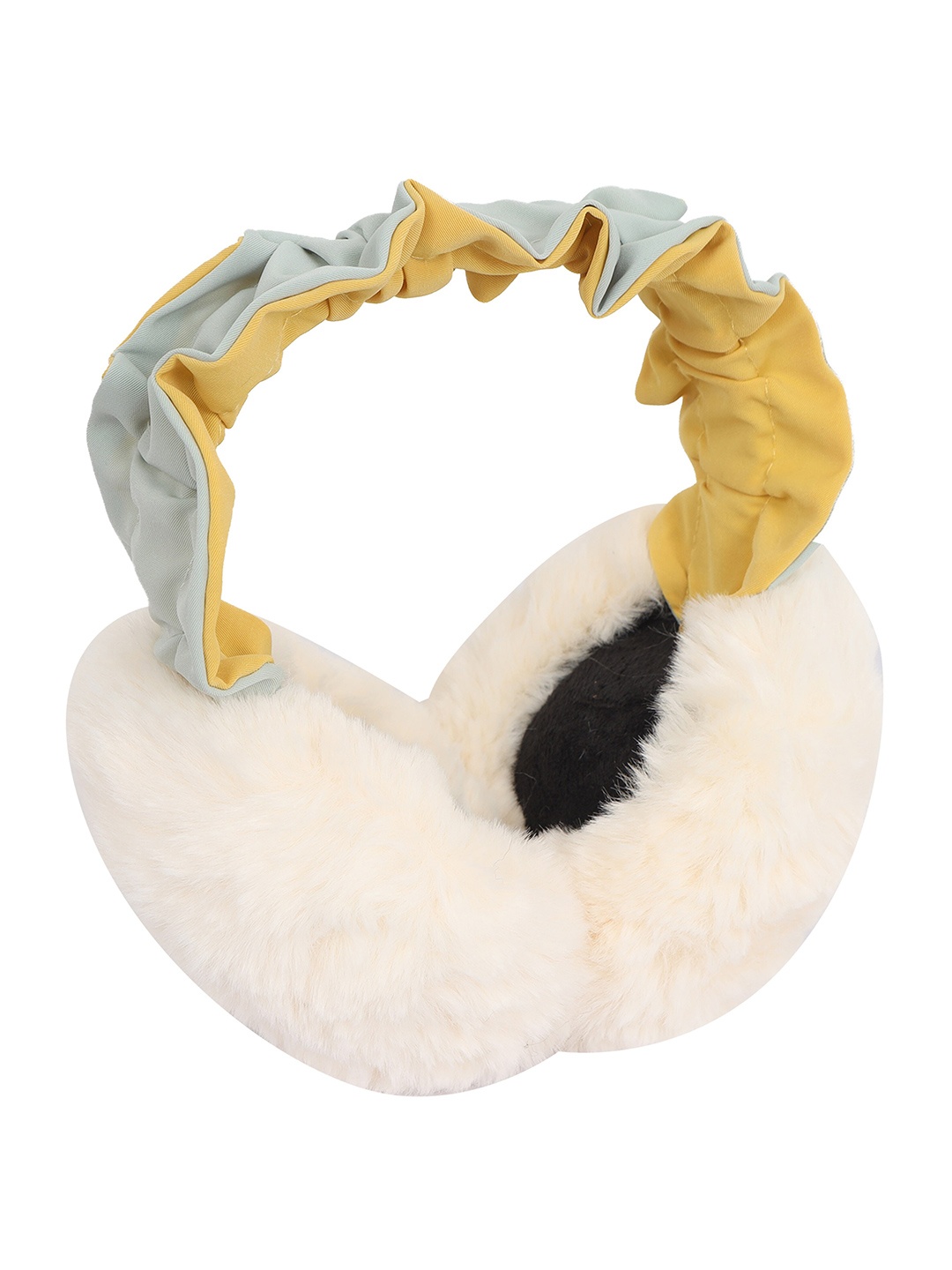 

FabSeasons Unisex Foldable Faux Fur Winter Ear Muffs, White