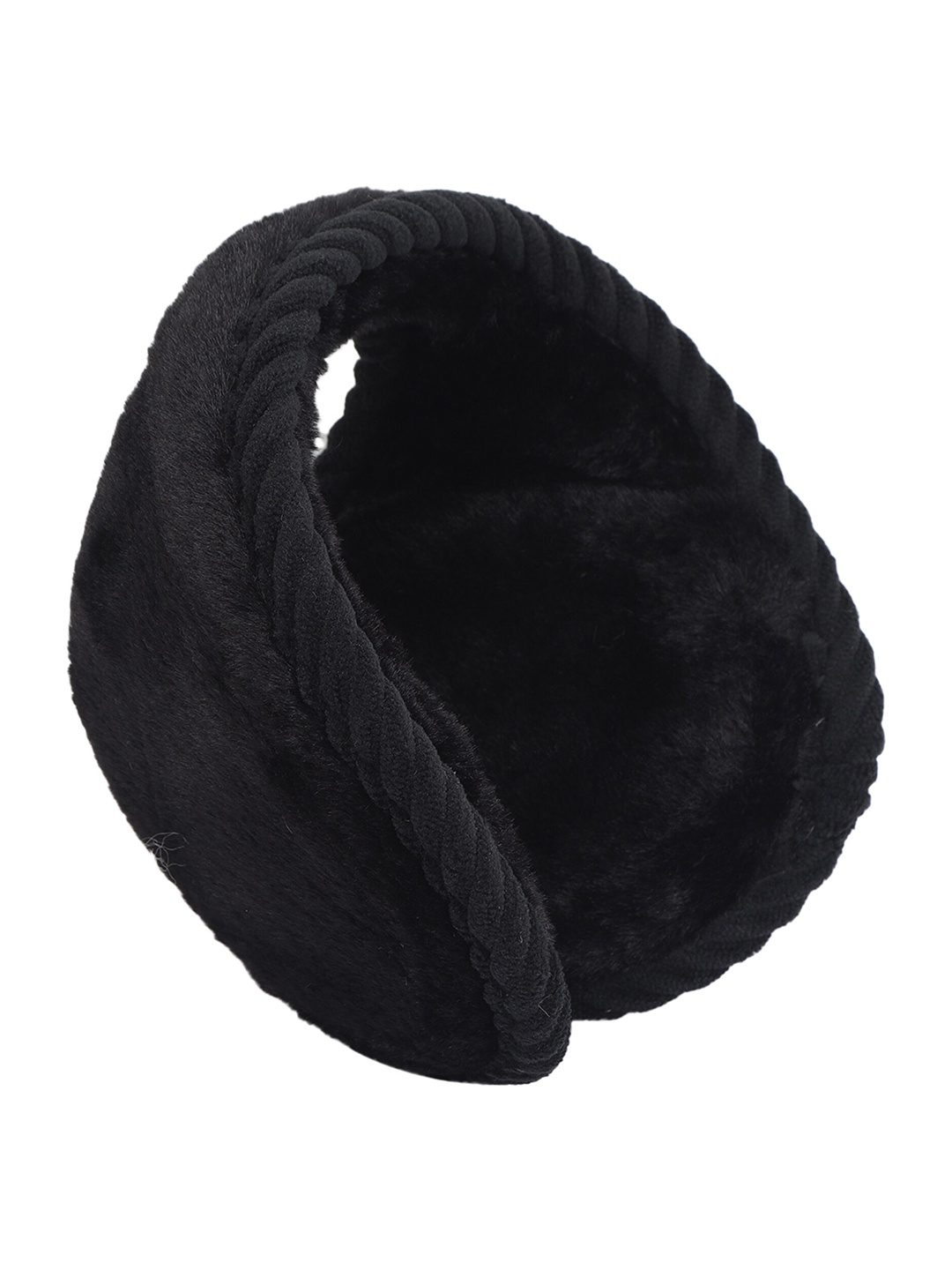

FabSeasons Unisex Faux Fur Winter Ear Muffs, Black