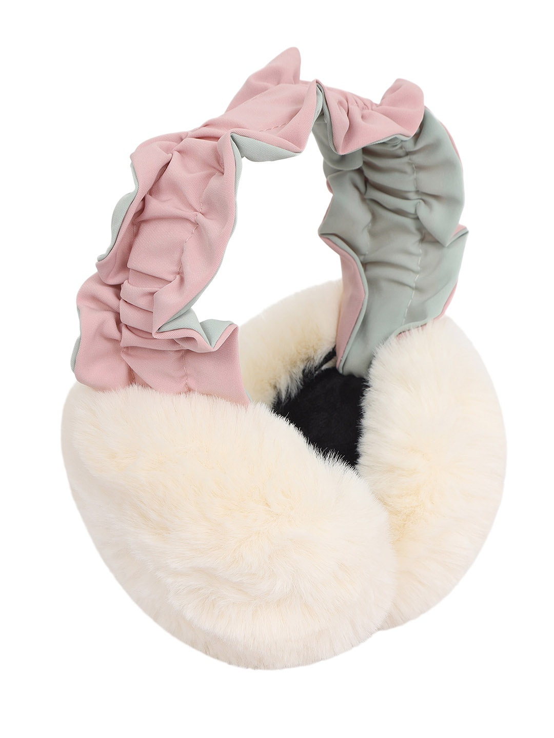 

FabSeasons Unisex Foldable Faux Fur Winter Ear Muffs, Pink