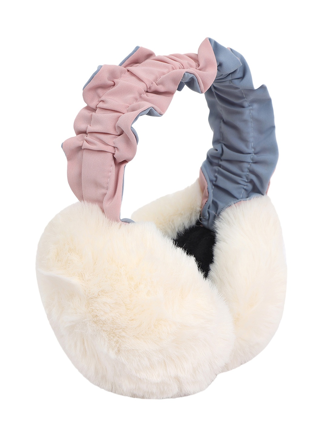 

FabSeasons Unisex Faux Fur Winter Ear Muffs, Peach