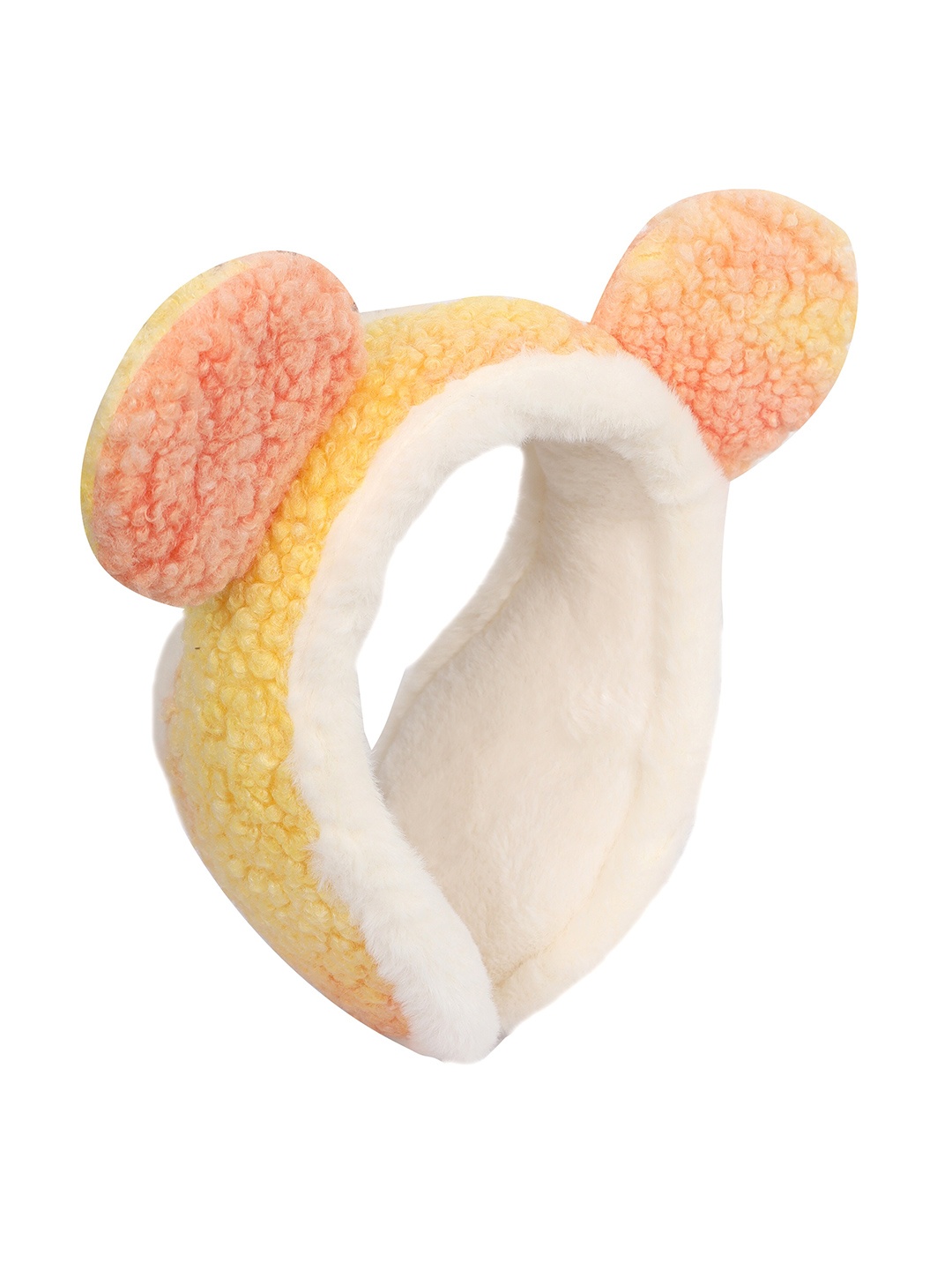 

FabSeasons Sherpa Flexible Earmuffs, Orange