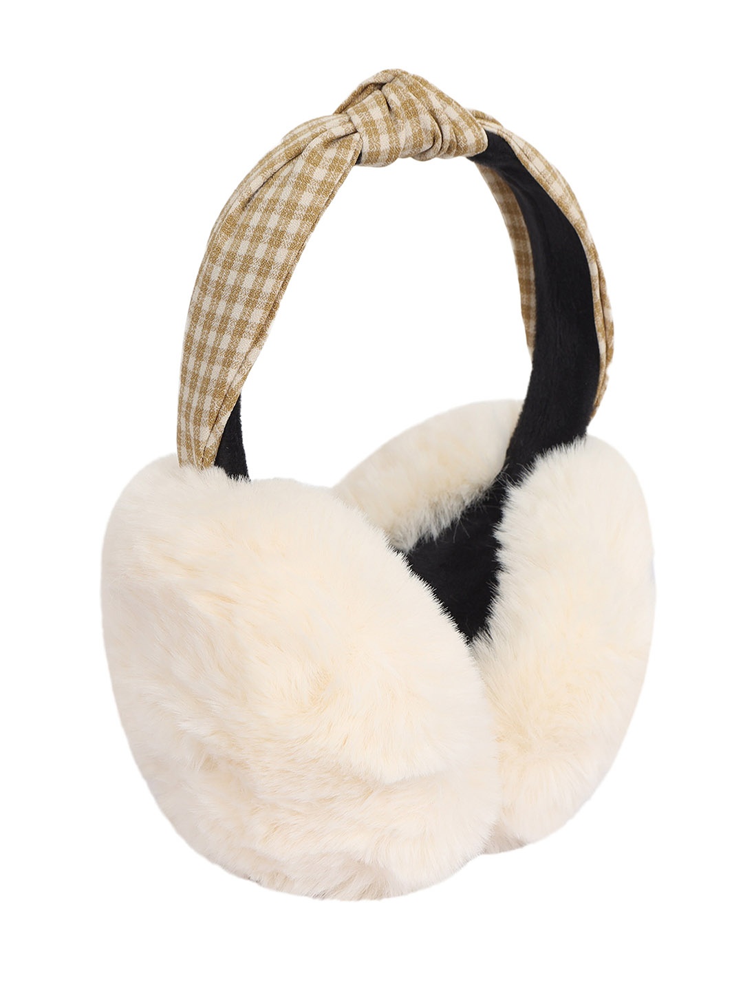 

FabSeasons Unisex Faux Fur Winter Ear Muffs, White