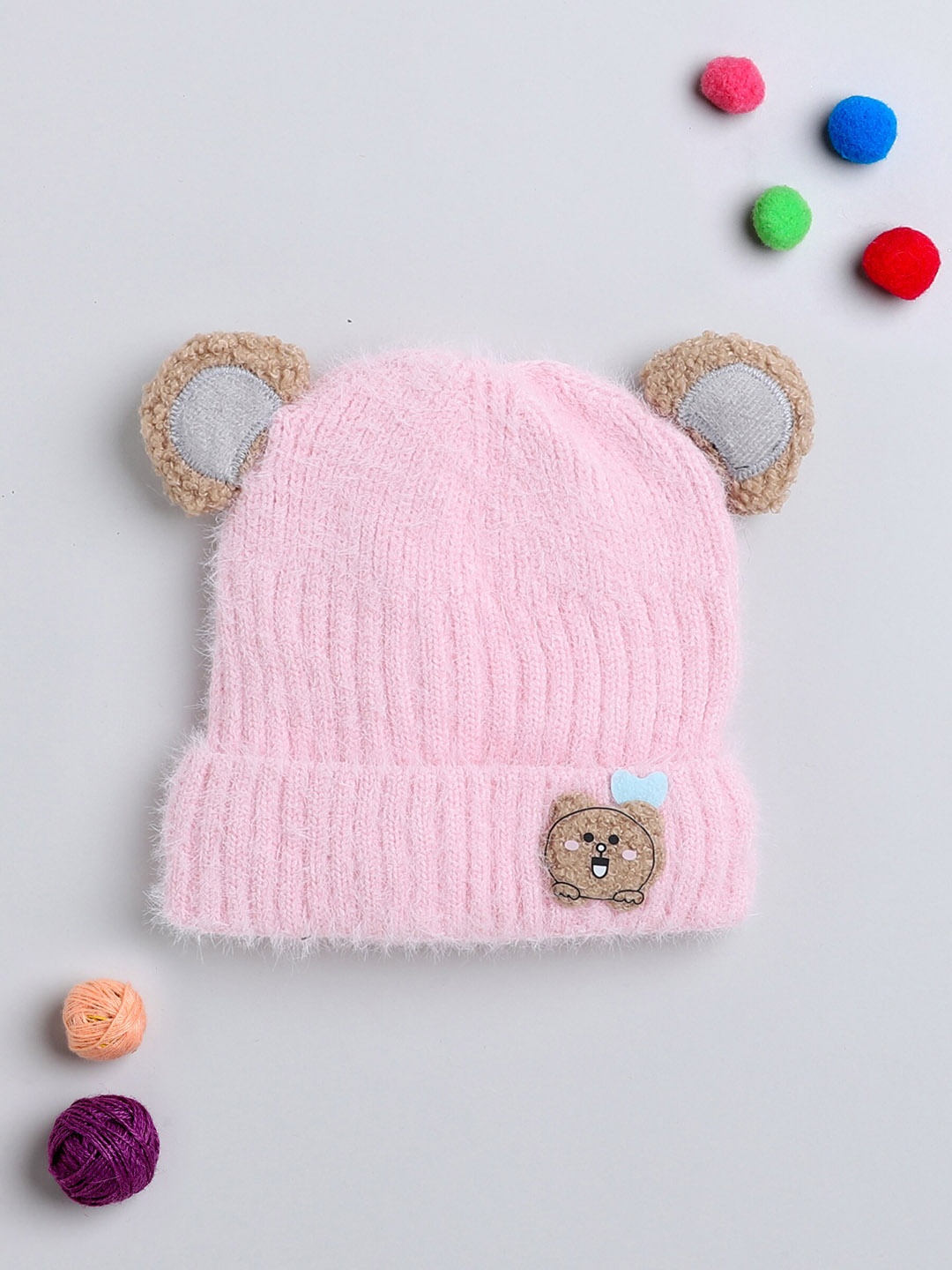

The Magic Wand Kids Woollen Beanie, Pink