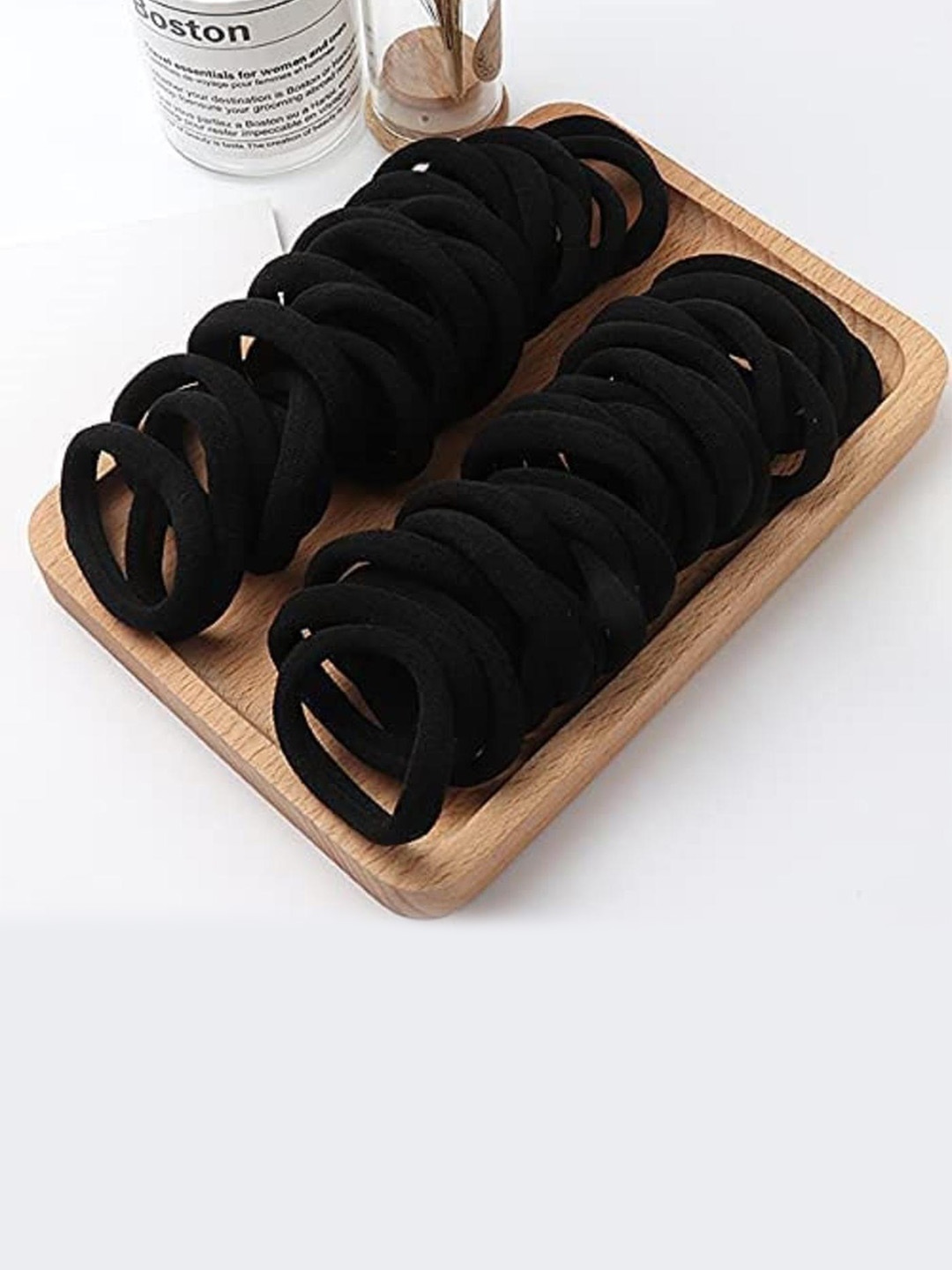 

DN Creation Set Of 30 Ponytail Holders, Black