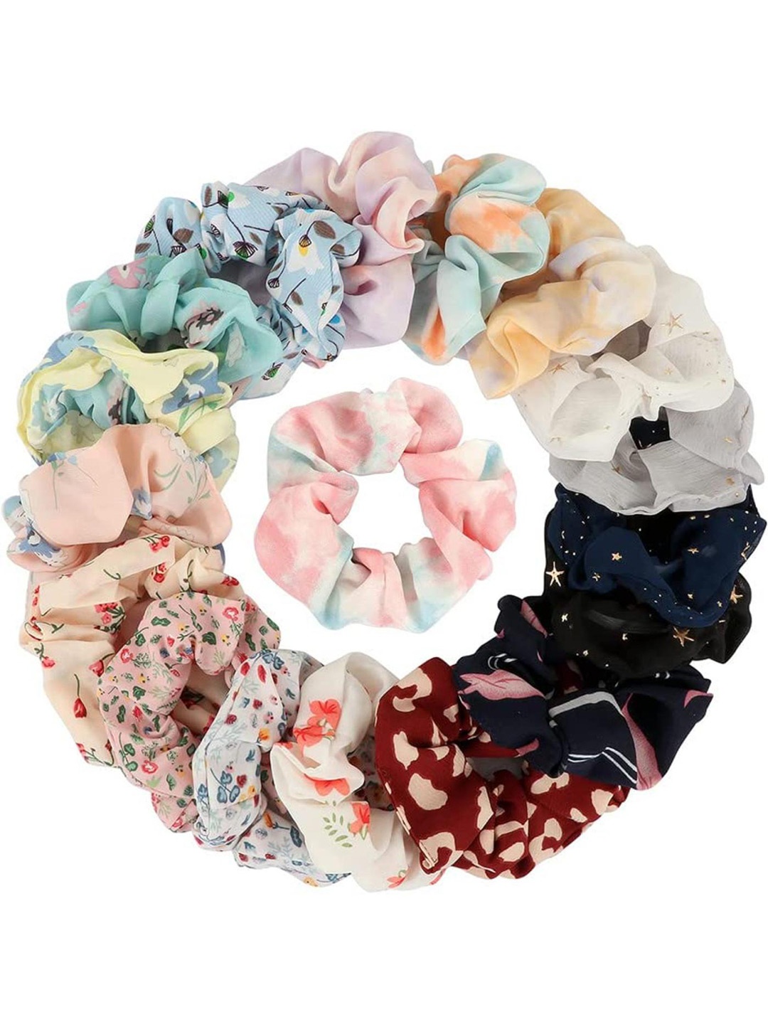 

DN Creation Set Of 12 Assorted Ponytail Holders