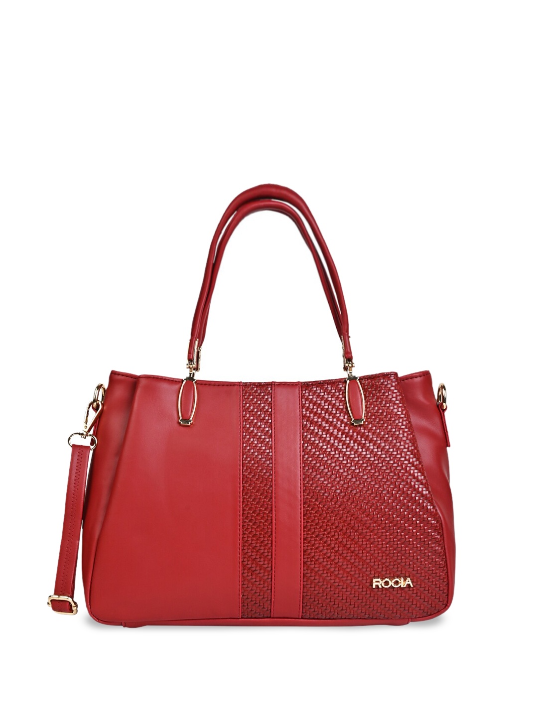 

Rocia Structured Handheld Bag, Maroon