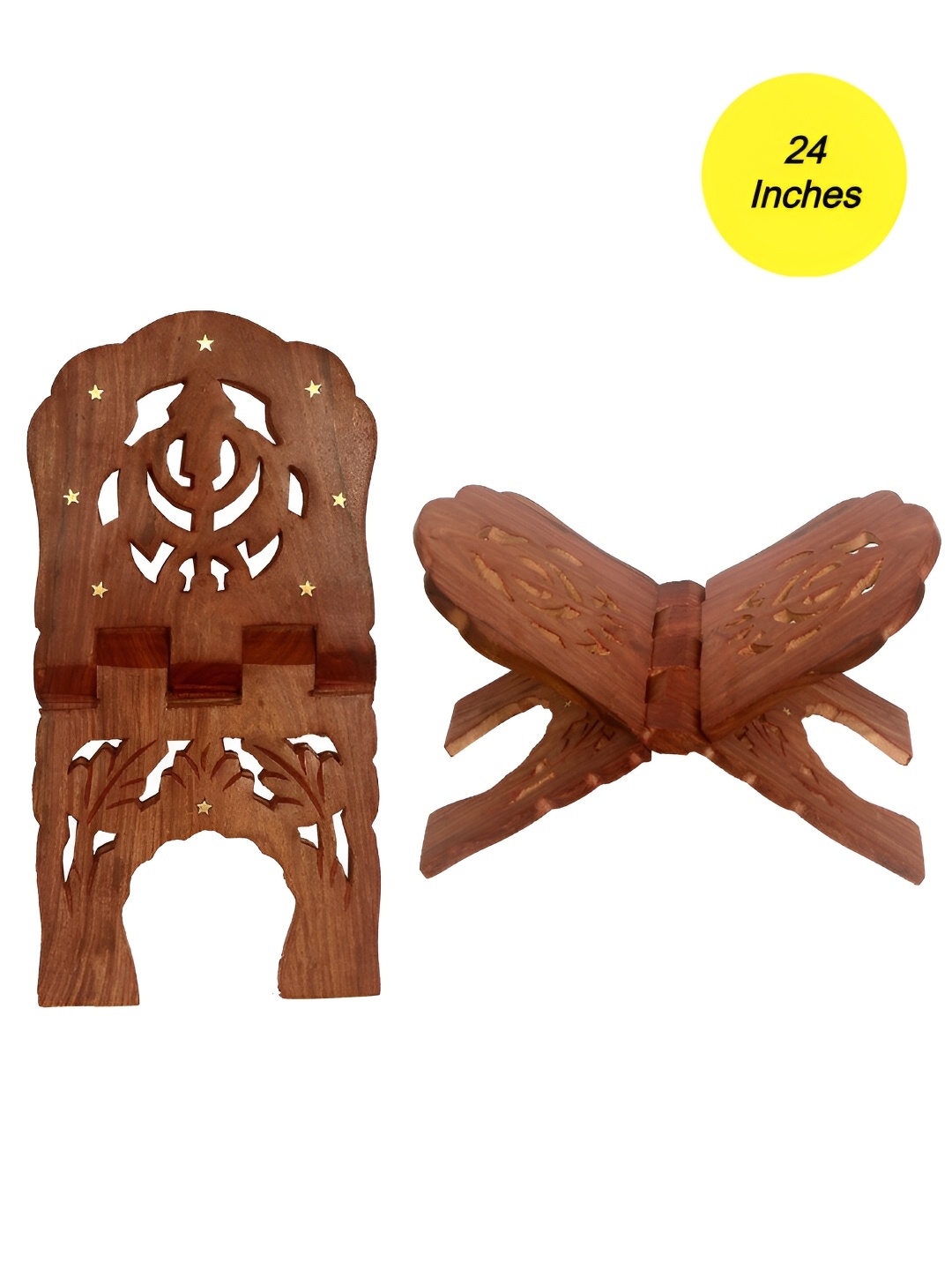 

Classical Youth Brown Sheesham Wooden Foldable Holy Book Stand