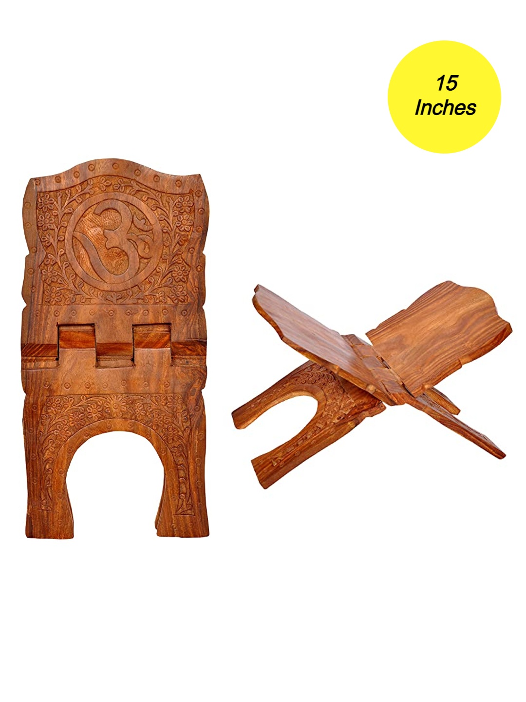 

Classical Youth Brown Sheesham Wooden Foldable Holy Book Stand