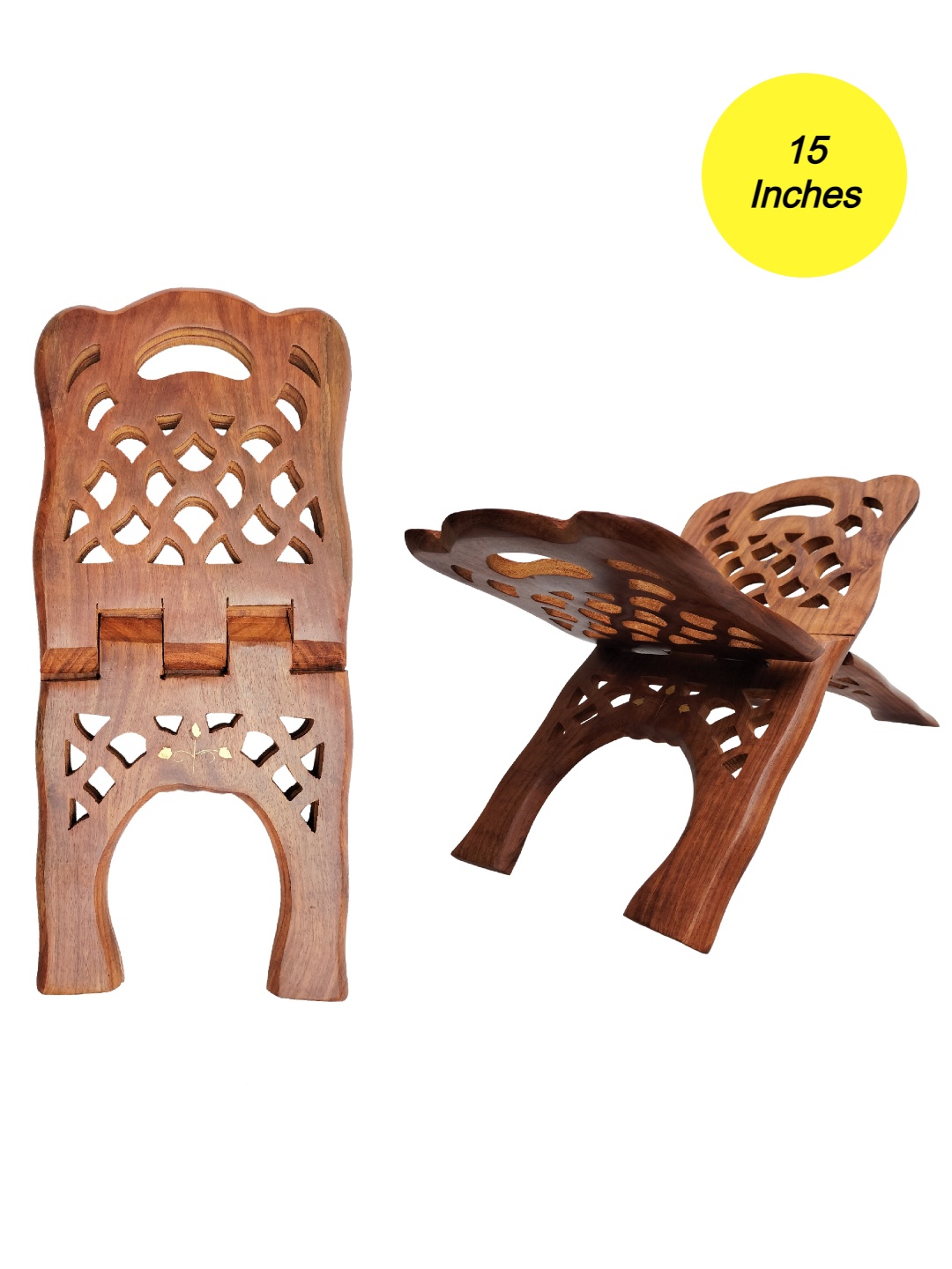

Classical Youth Brown Sheesham Wooden Foldable Holy Book Stand