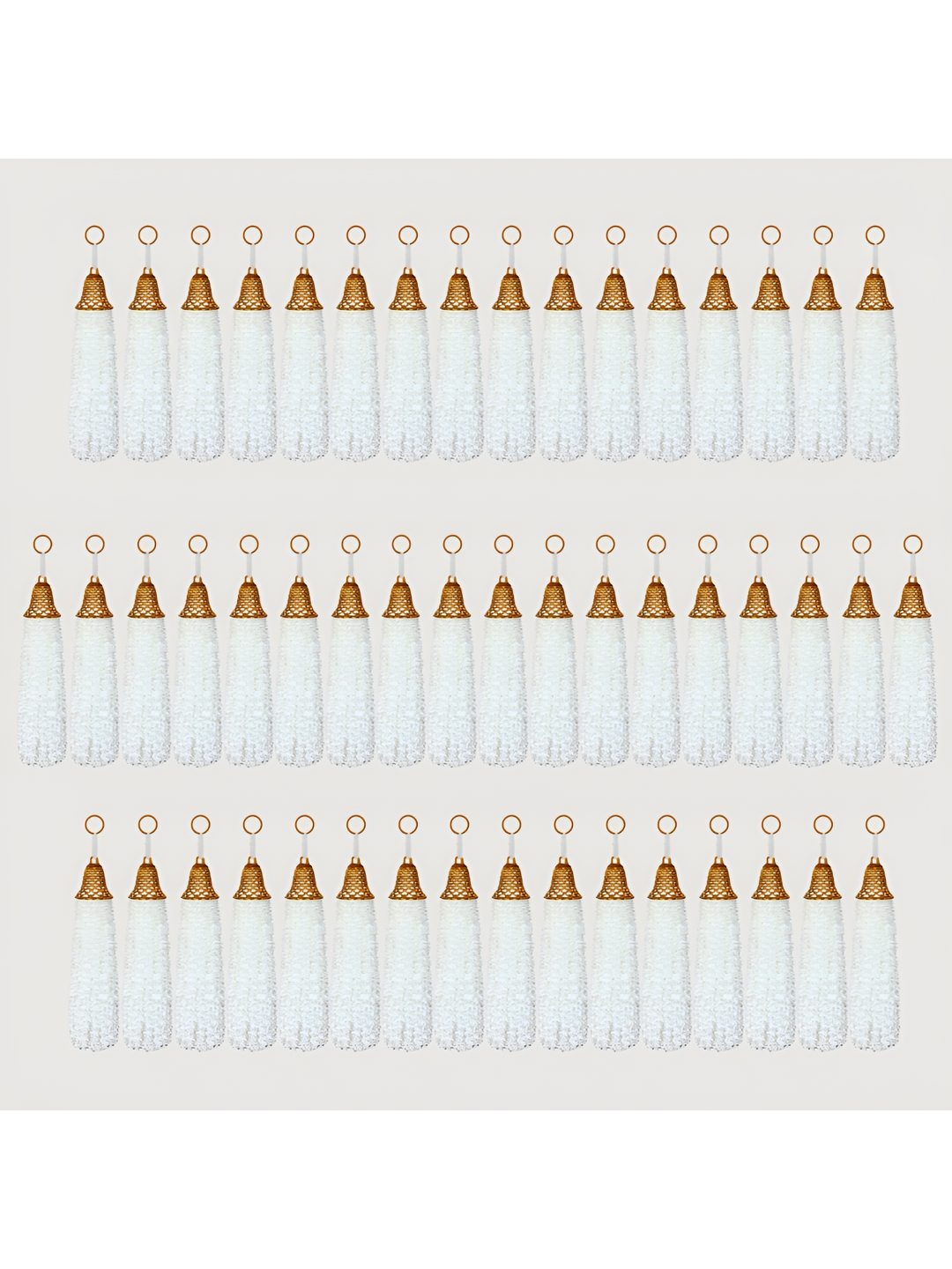 

iHandikart White 50 Pieces Hanging Garland