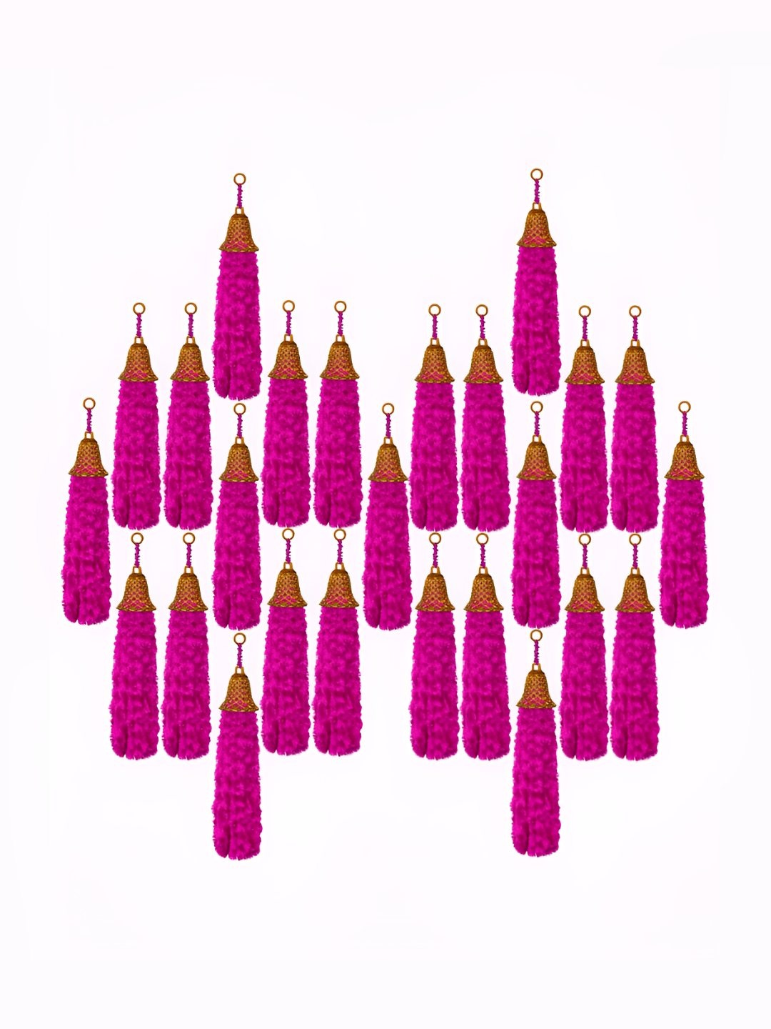 

iHandikart Pink 25 Pieces Hanging Garland