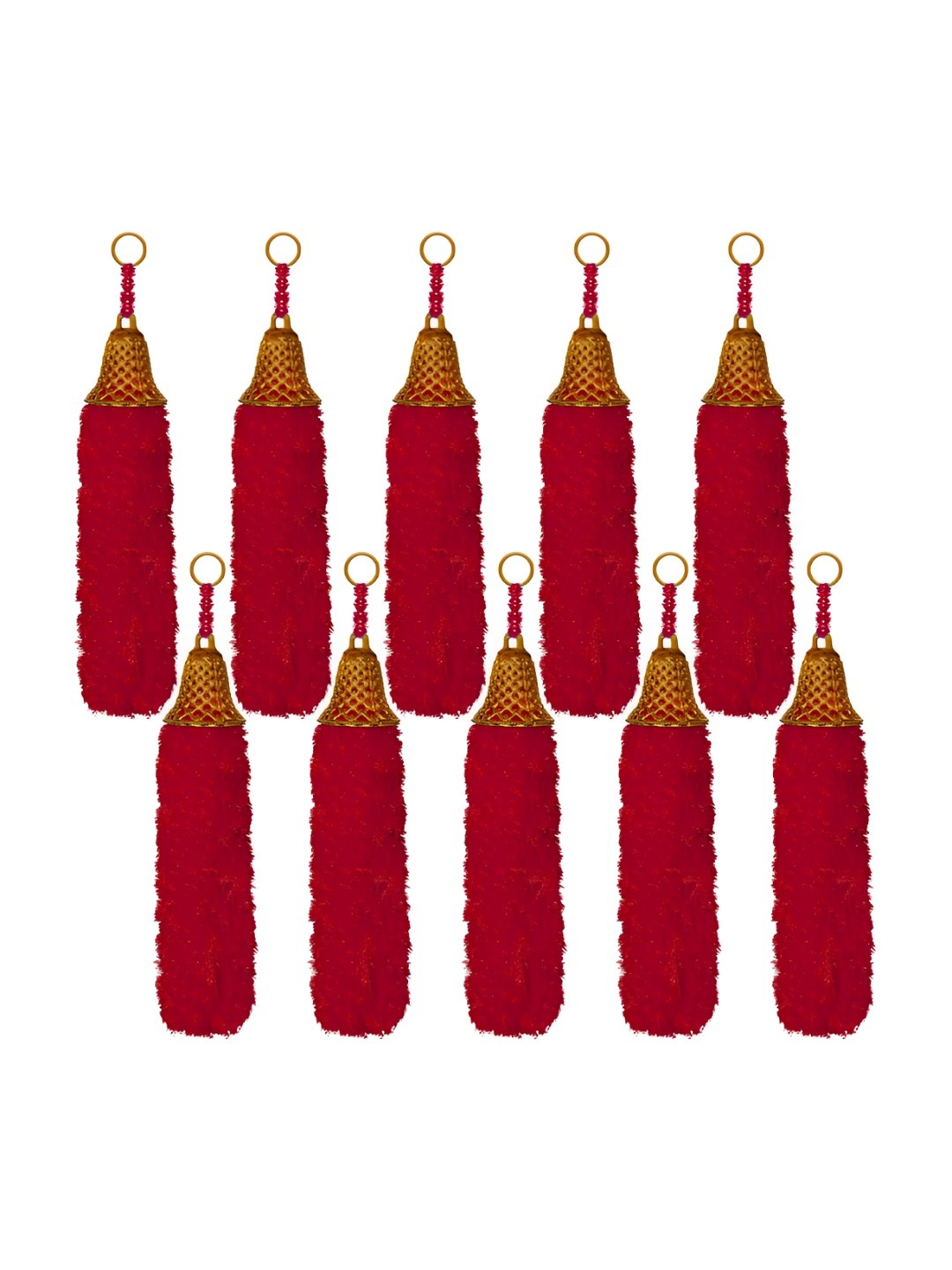 

iHandikart Red 10 Pieces Hanging Garland