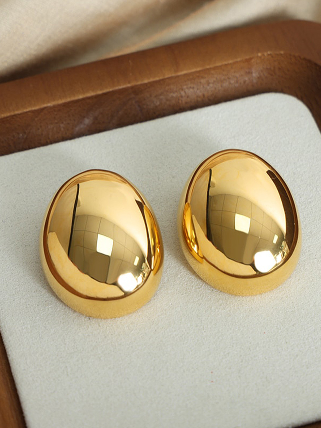 

Atasi International 18K Gold-Plated Contemporary Drop Earrings