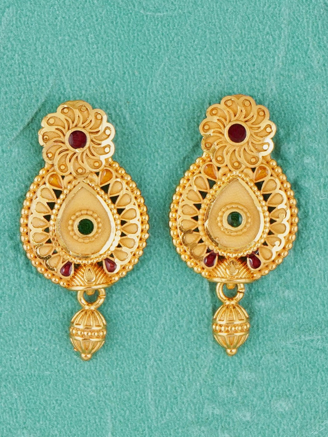 

MANSIYAORANGE Gold-Plated Classic Drop Earrings