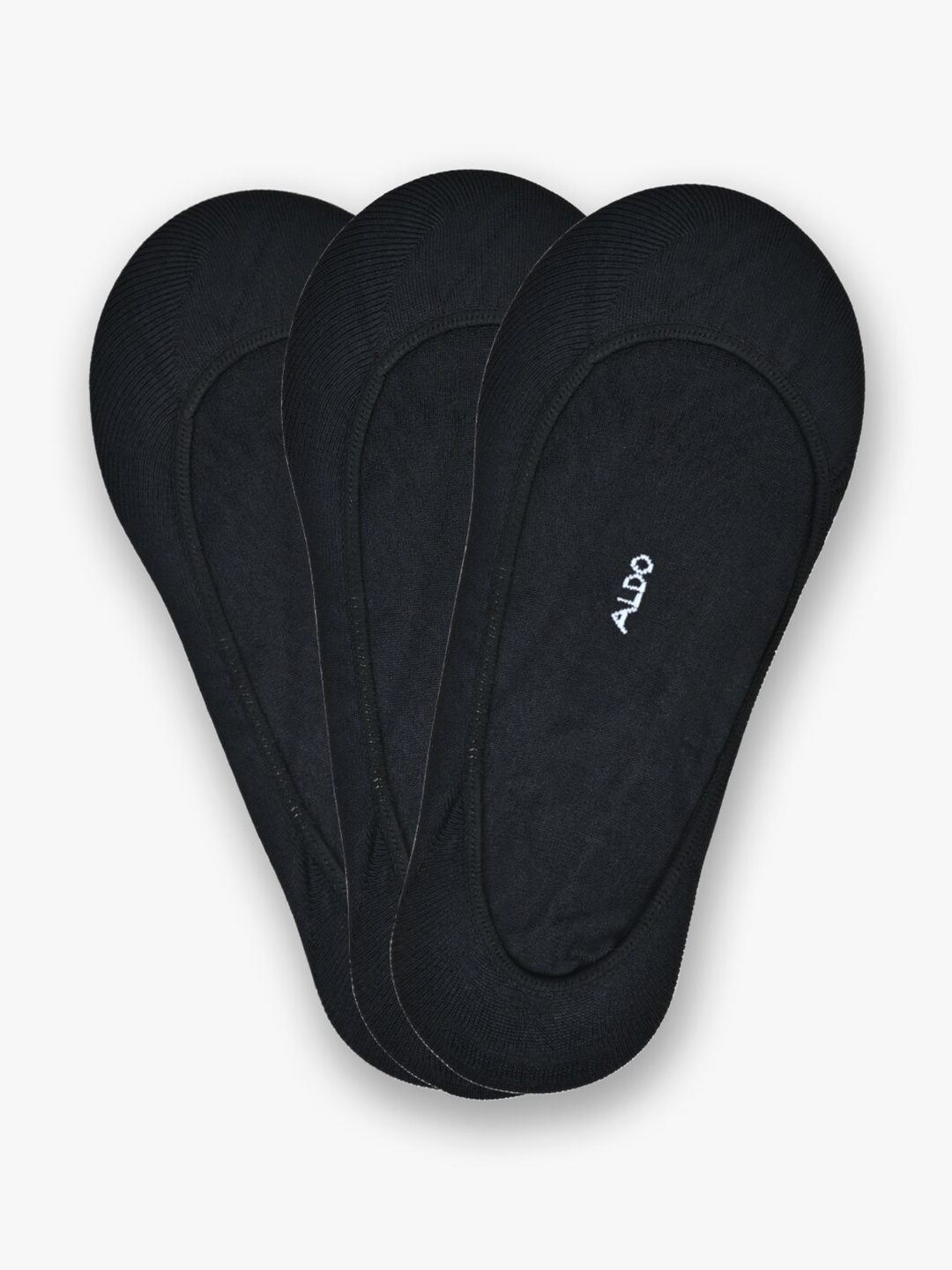

ALDO Women Pack Of 3 Cotton Shoe Liners Socks, Black