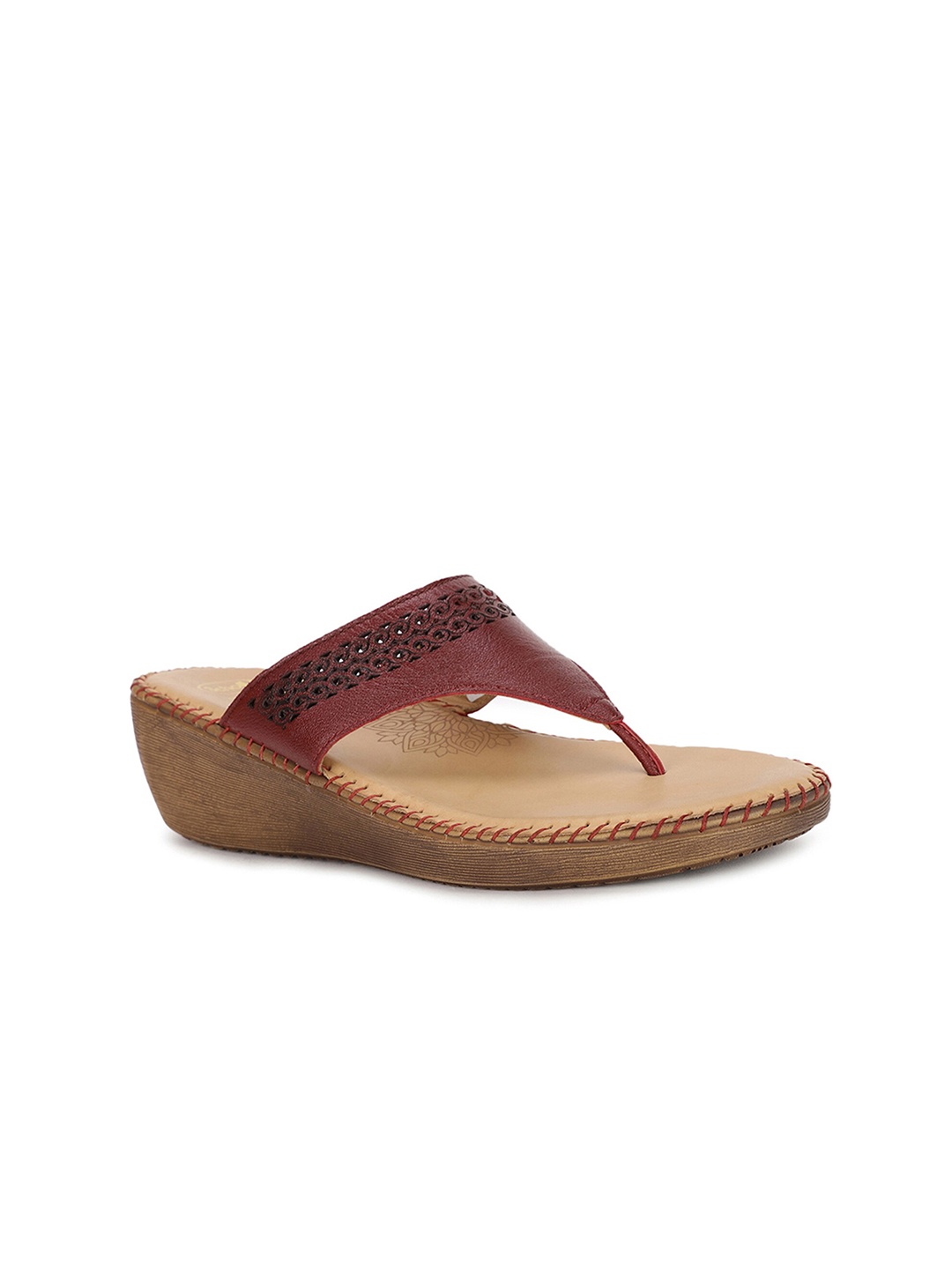 

Scholl Laser Cut Open Toe Leather Comfort Heels, Brown