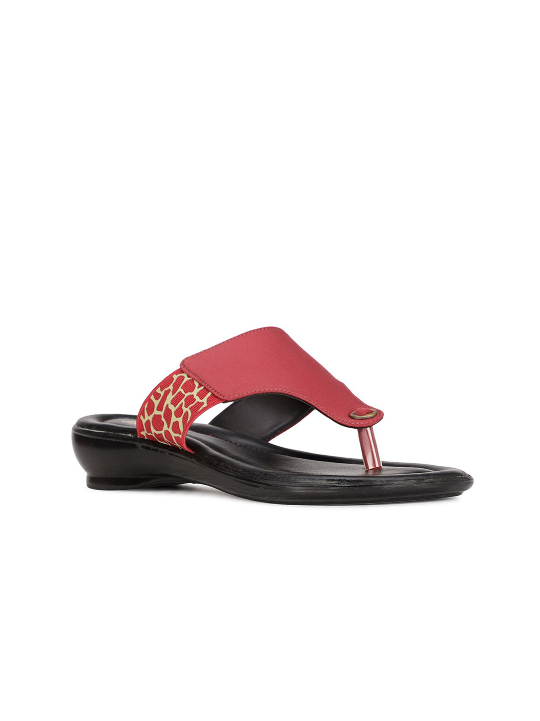 

Bata Women T-Strap Flats, Red