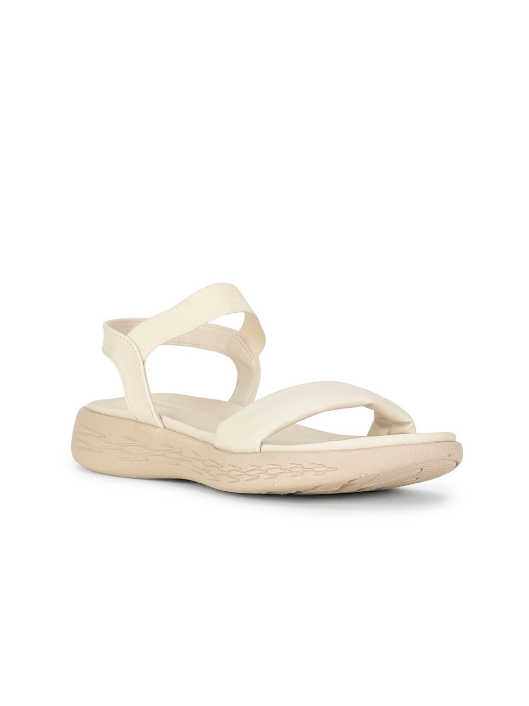 

Bata Women Open Toe Flatform Heels, Beige