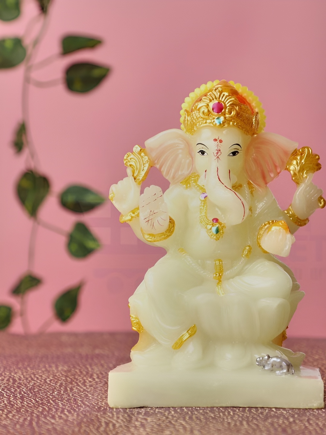 

VAMIKA HANDICRAFTS Green Religious Idol Showpiece