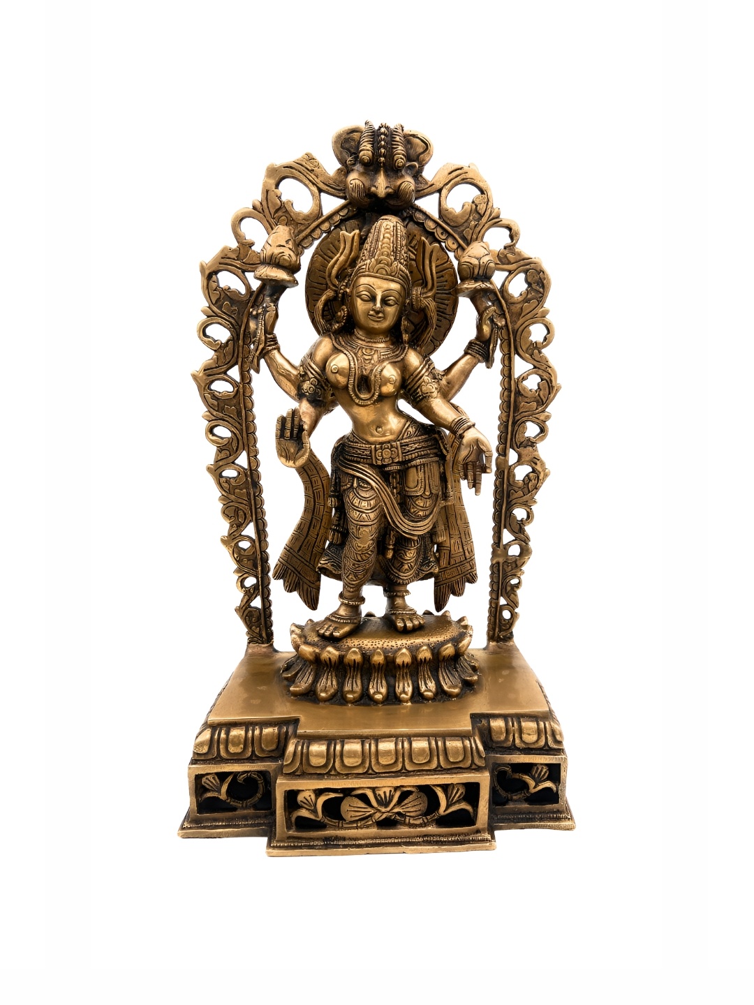 

Bhunes Gold Toned Lakshmi Showpiece