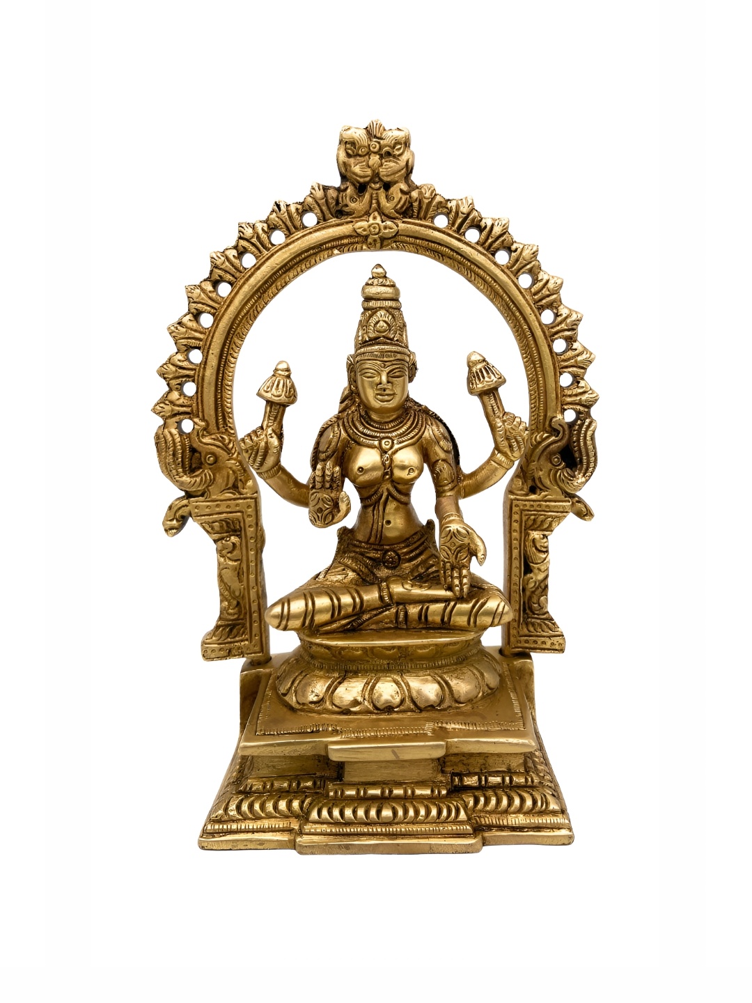 

Bhunes Gold Toned Religious Idol Showpiece