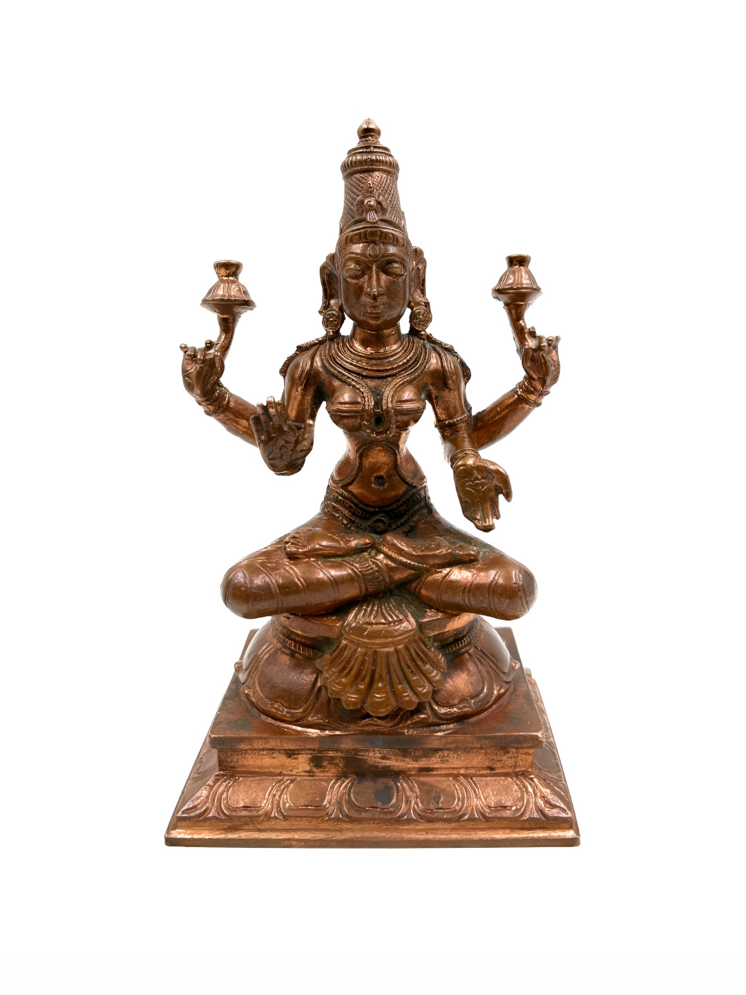 

Bhunes Gold Toned Religious Lakshmi Idol Showpiece