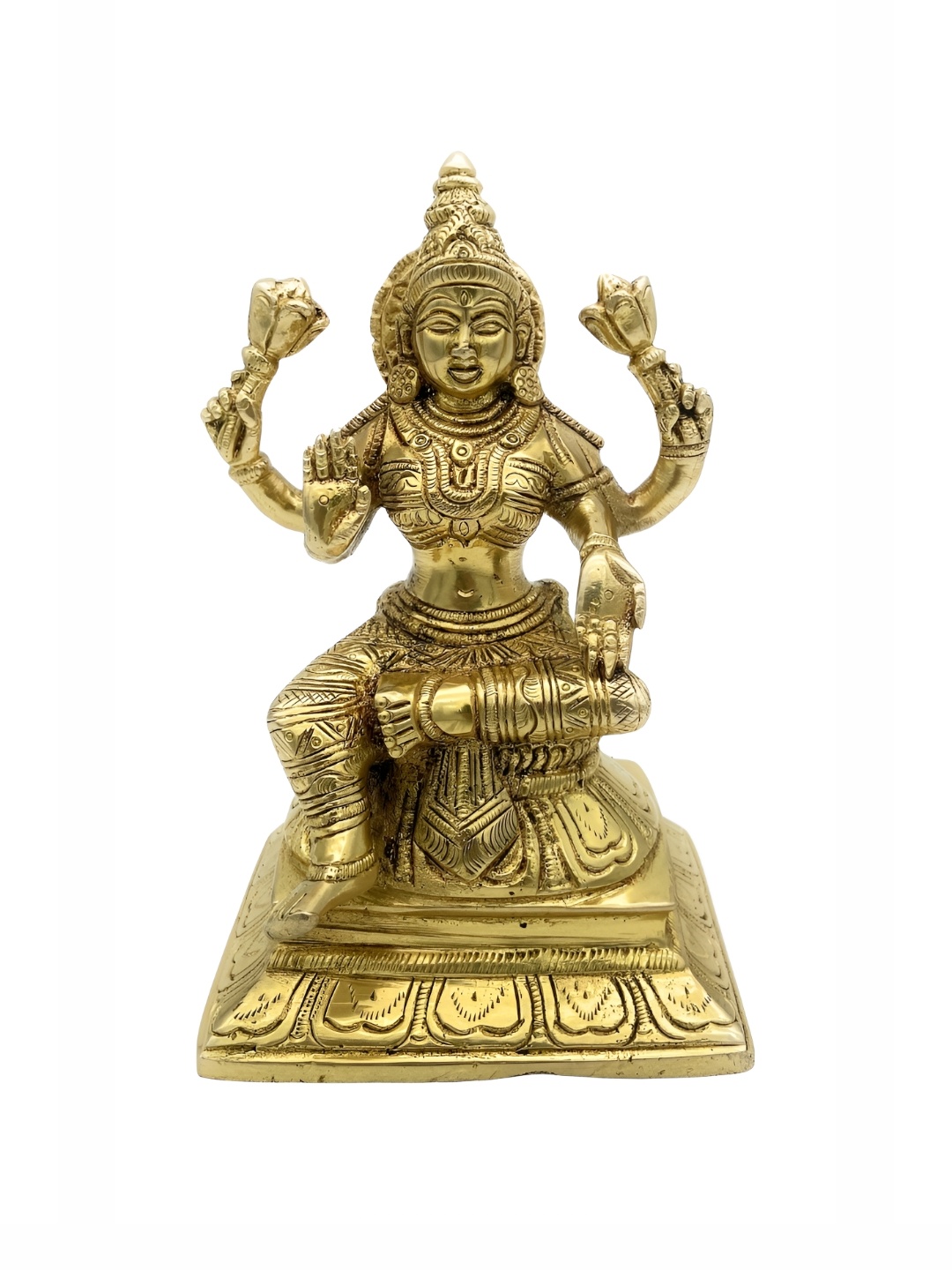

Bhunes Gold Toned Lakshmi Showpiece