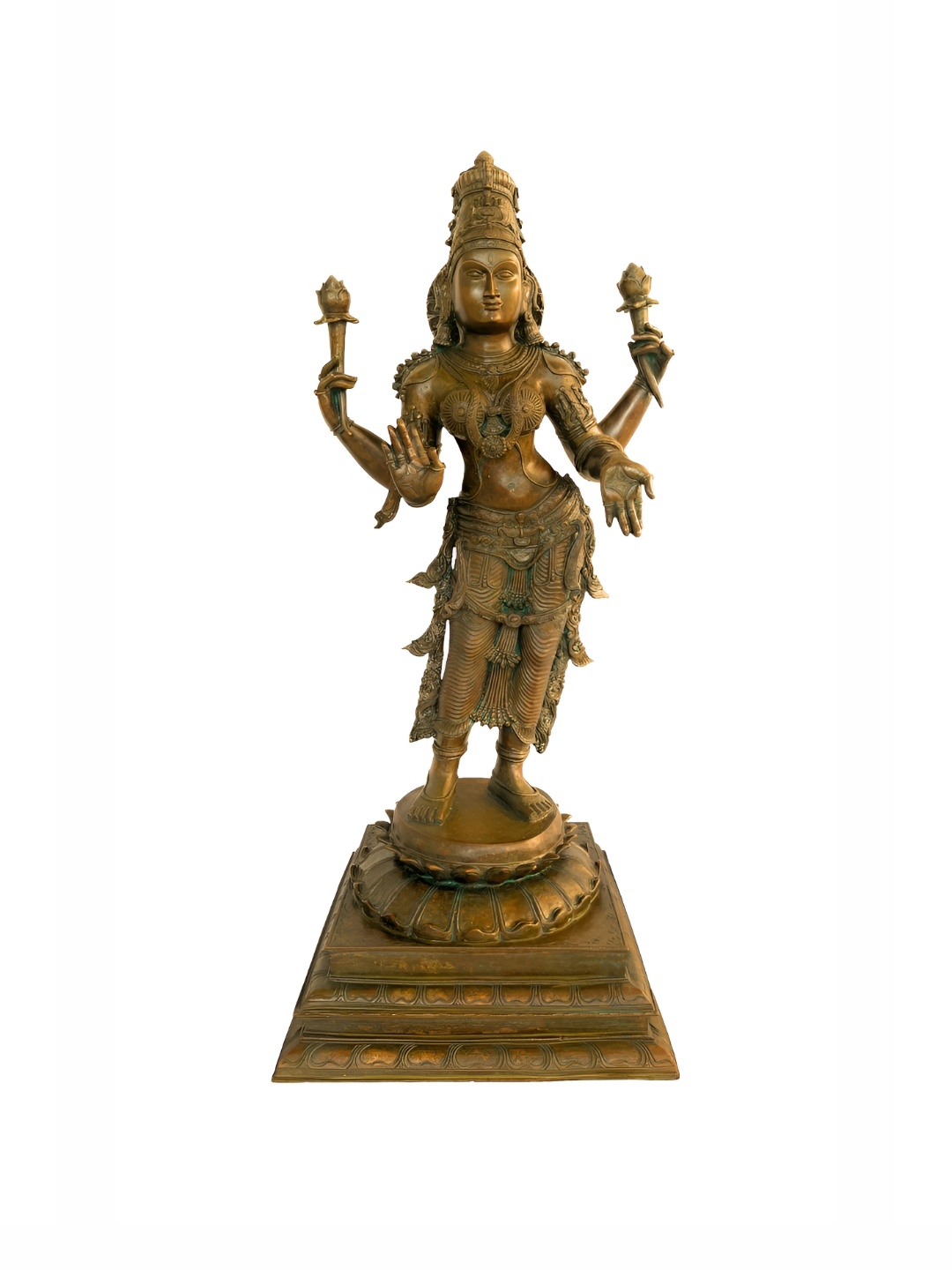

Bhunes Gold Toned Lakshmi Showpiece