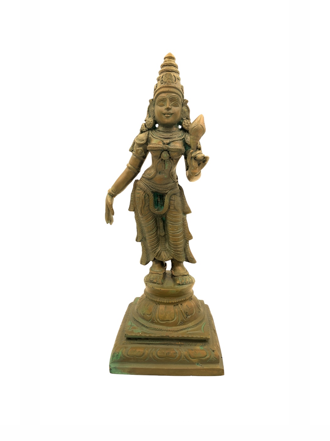 

Bhunes Gold Toned Religious Idol Showpiece