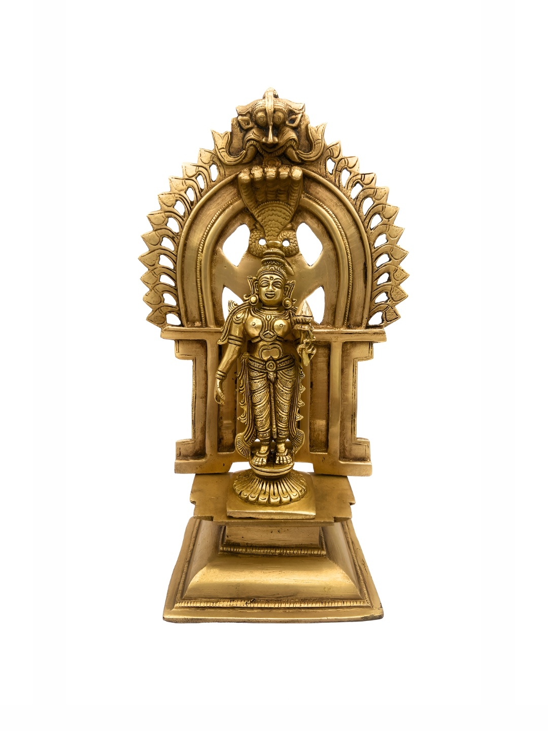 

Bhunes Gold Toned Religious Idol Showpiece