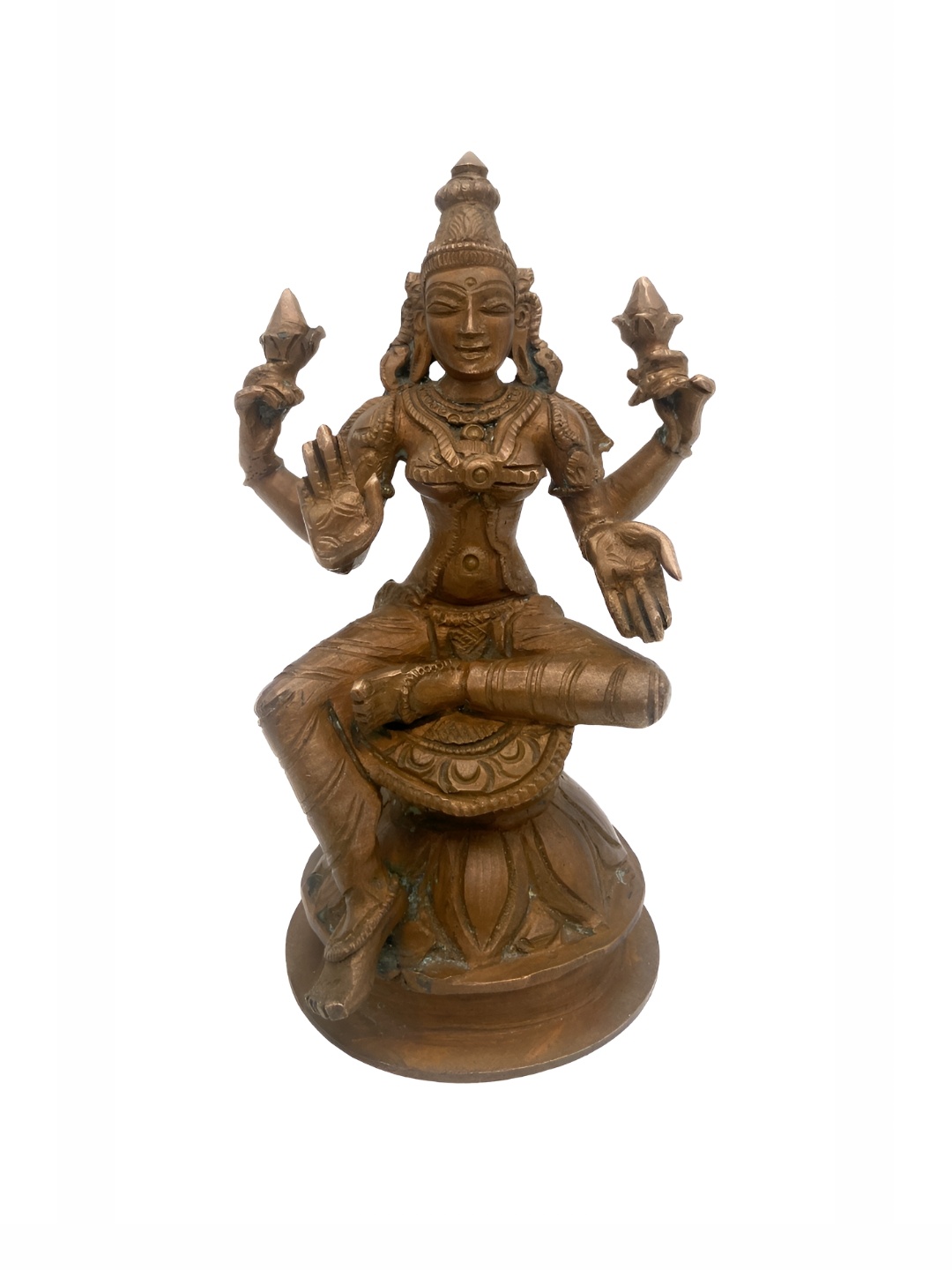 

Bhunes Gold-Toned Brass Lakshmi Idol Showpiece