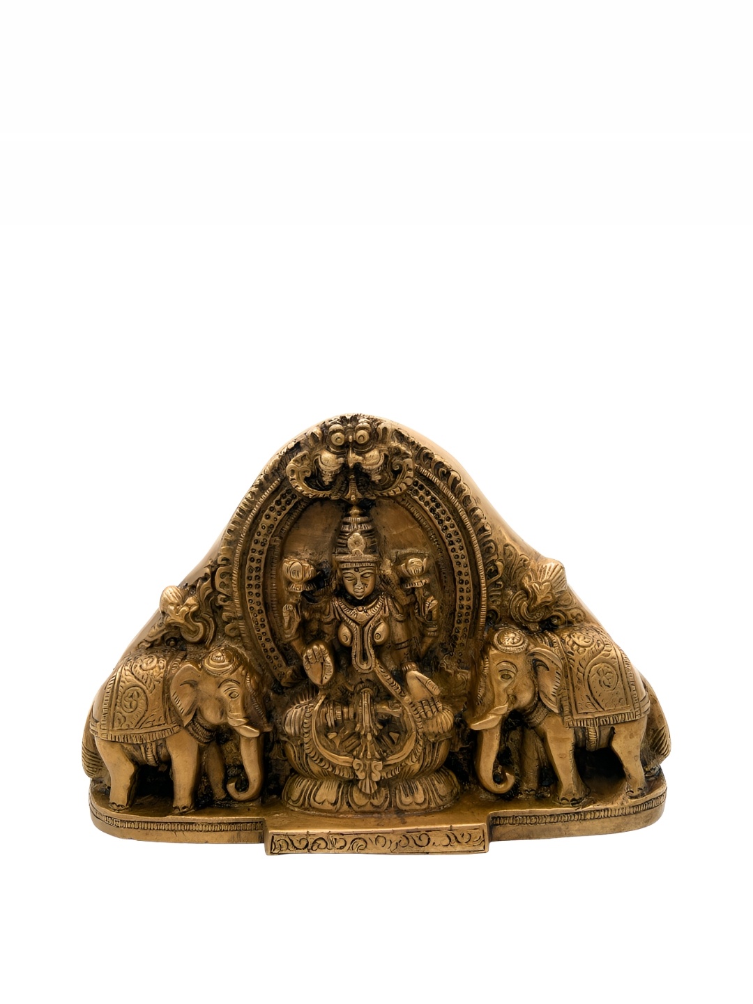 

Bhunes Gold Toned Lakshmi Idol Brass Showpiece