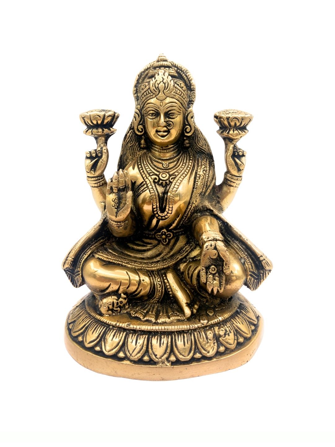 

Bhunes Gold Toned Lakshmi Showpiece