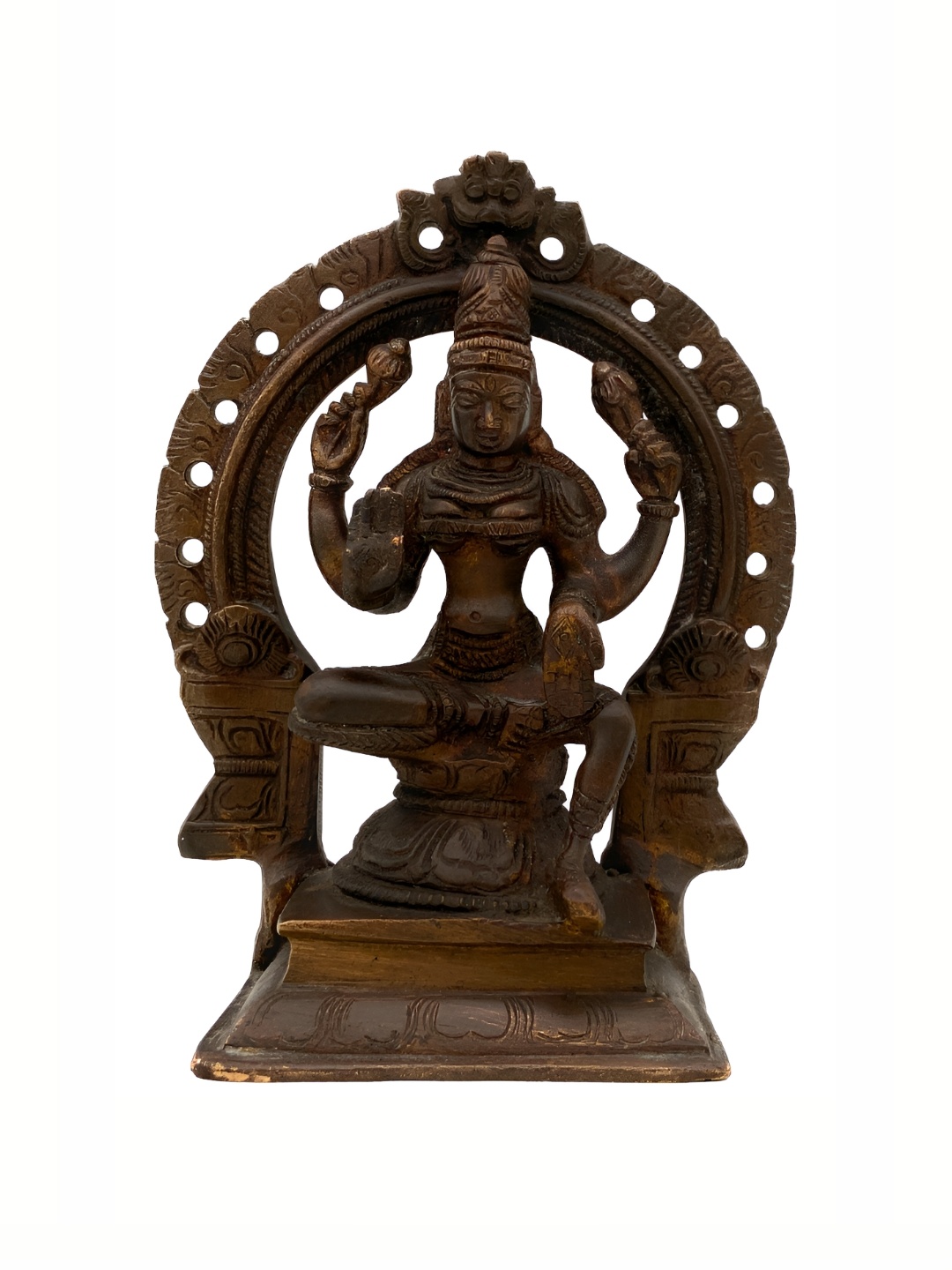 

Bhunes Gold Toned Lakshmi Idol Brass Showpiece