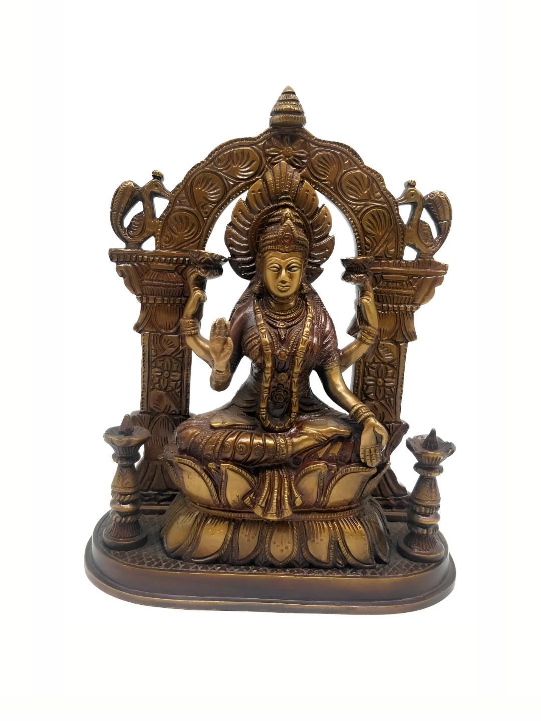 

Bhunes Gold-Toned Brass Religious Idol Showpiece