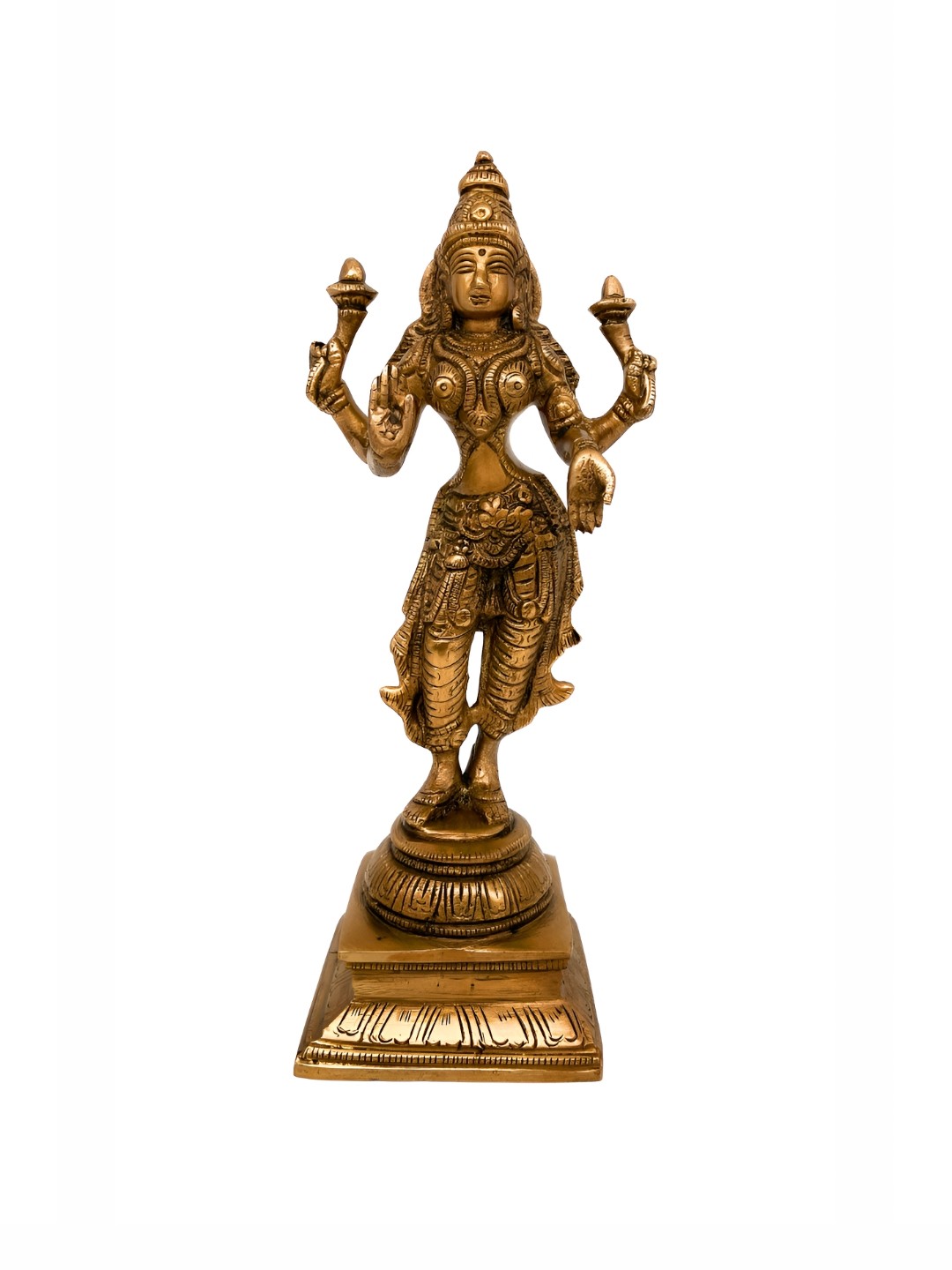 

Bhunes Gold Toned Religious Idol Showpiece
