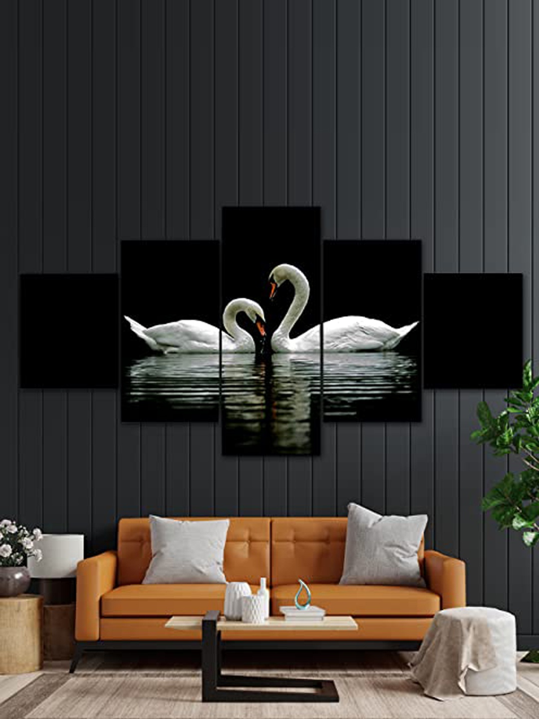 

Perpetual Black & White Wooden Birds and Animals 3D Painting Wall Art