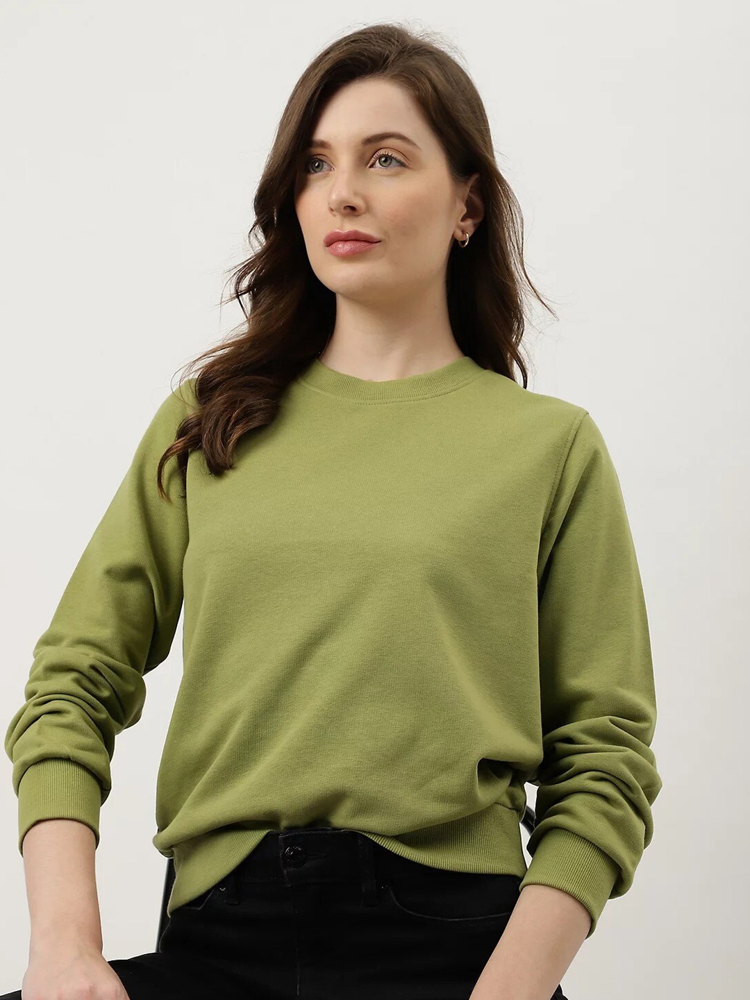 

Marks & Spencer Long Sleeves Pullover Sweatshirt, Green