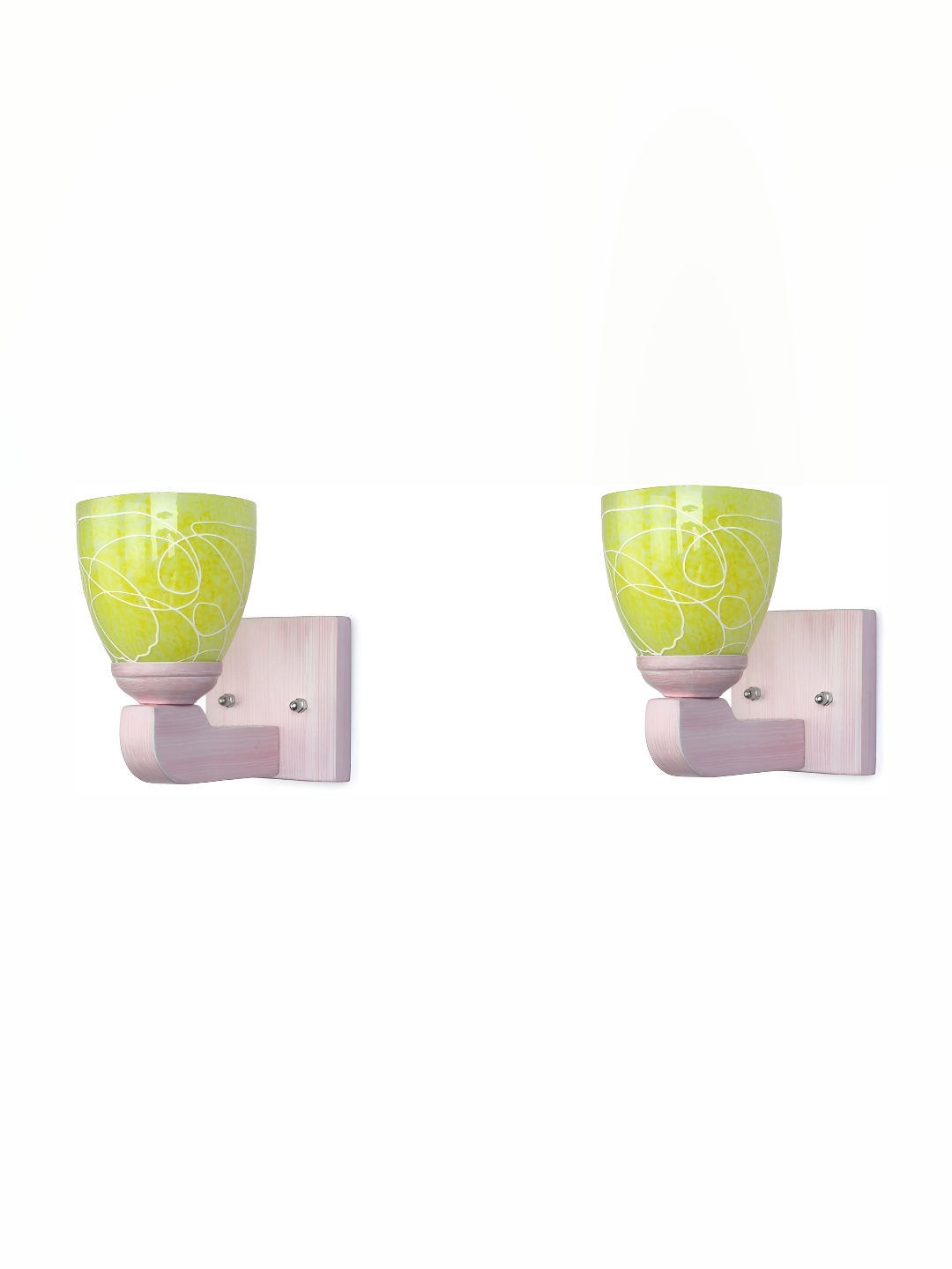 

Afast Green 2 Pieces Glass Wall Lamp