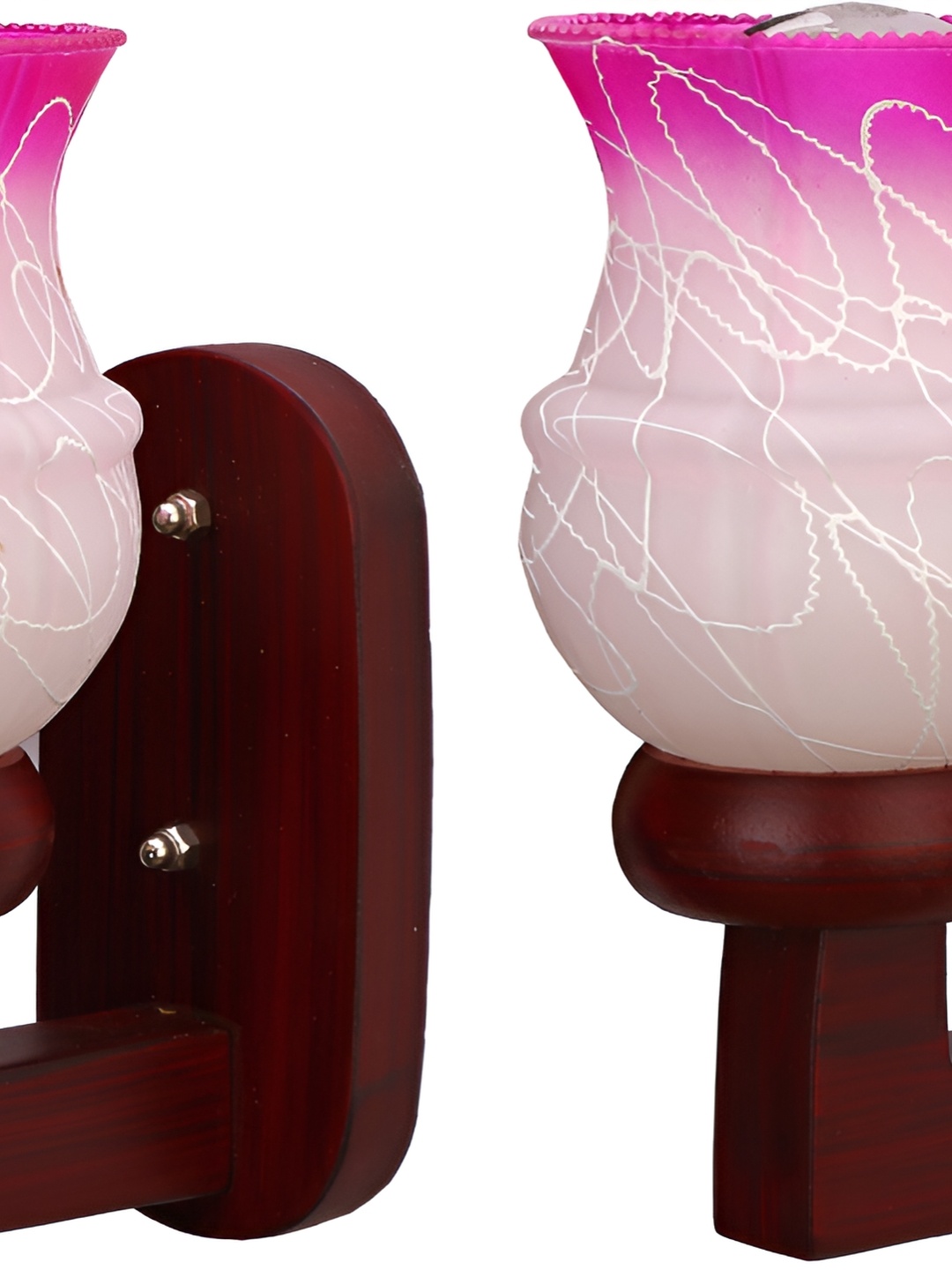 

Afast Pink 2 Pieces Glass Wall Lamp