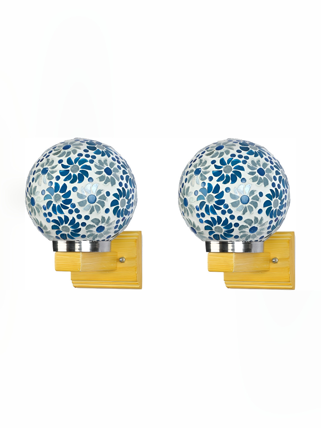 

Afast Blue 2 Pieces Glass Wall Lamp