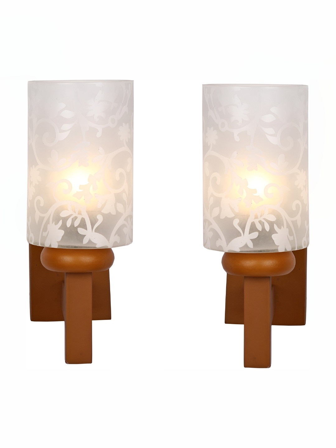 

Afast White Glass 2 Pcs Cylinder Wall Lamp