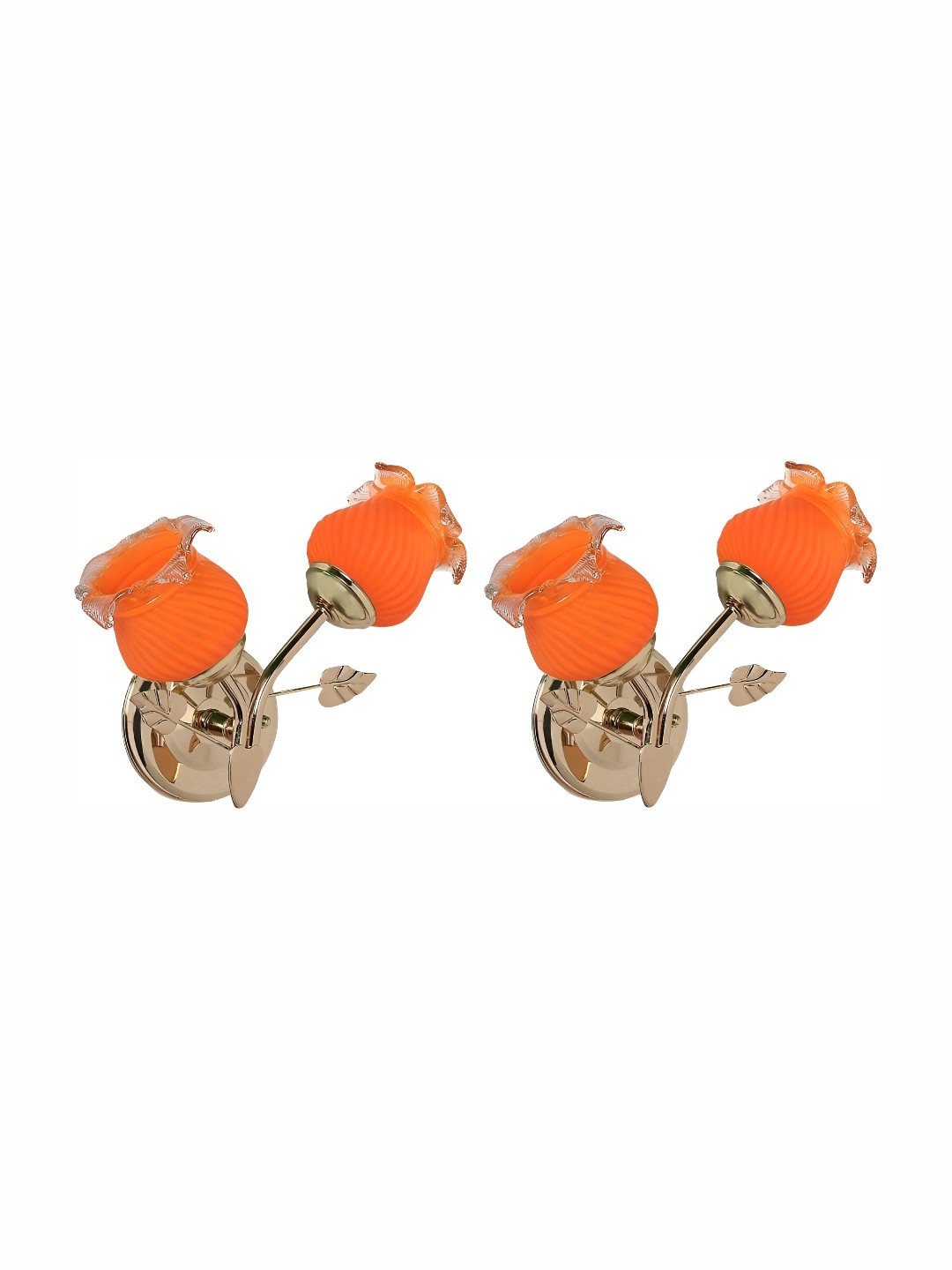 

Afast Orange 2 Pieces Glass Wall Lamps