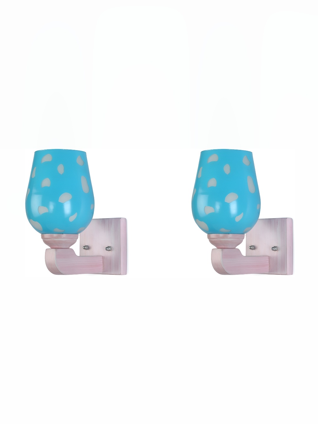 

Afast Blue 2 Pcs Textured Wall Lamps