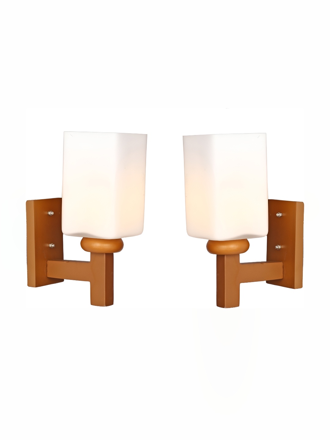 

Afast White 2 Pcs Glass Wall Lamps