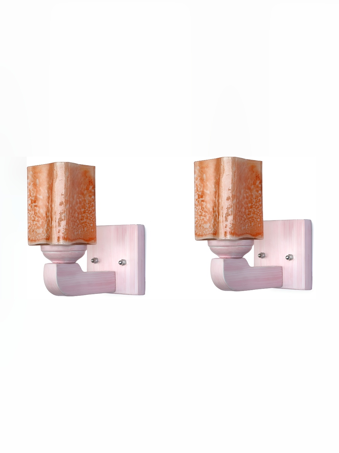 

Afast Orange 2 Pieces Glass Wall Lamp